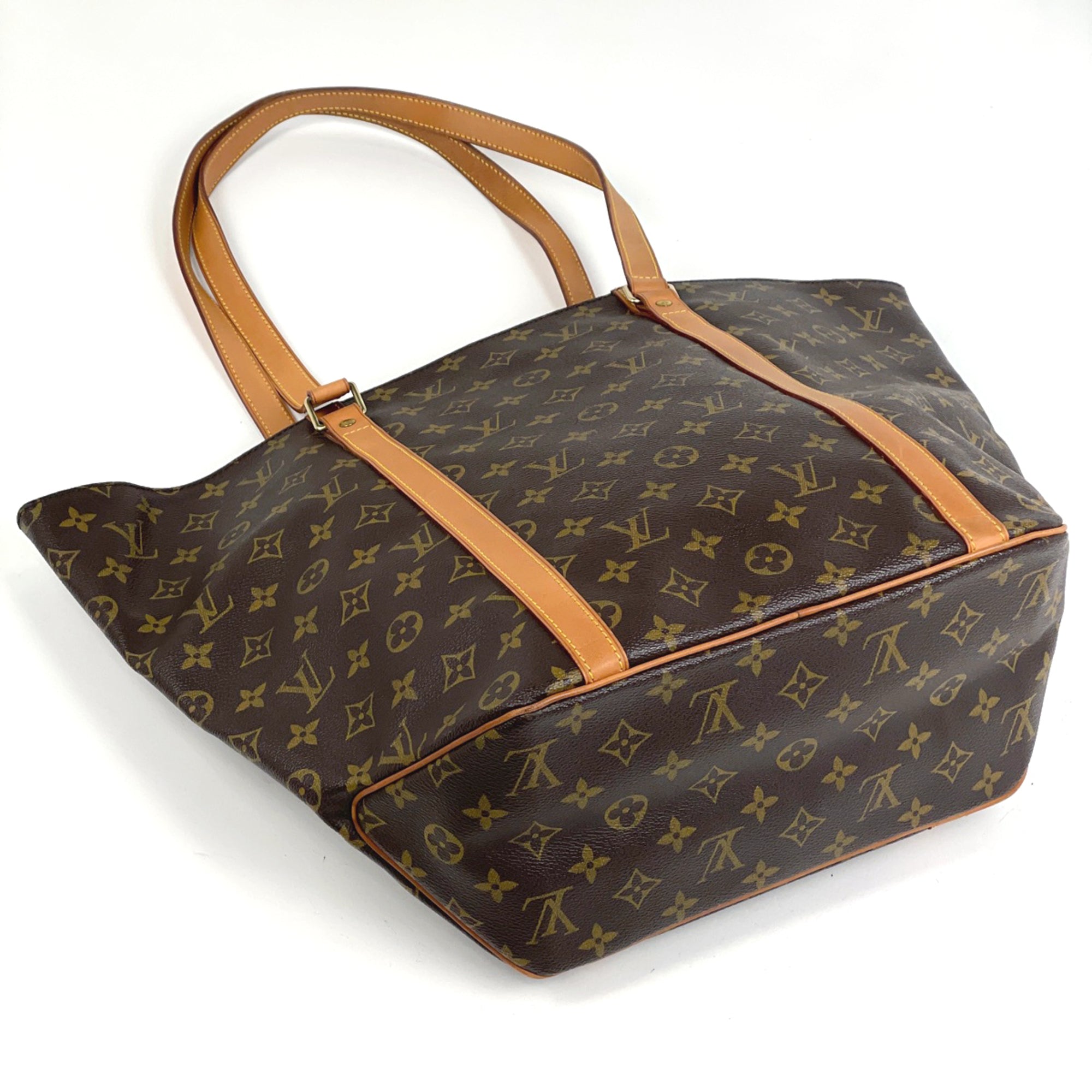 Louis Vuitton Brown Monogram Shoulder Bag Tote Bag (Pre-Owned)