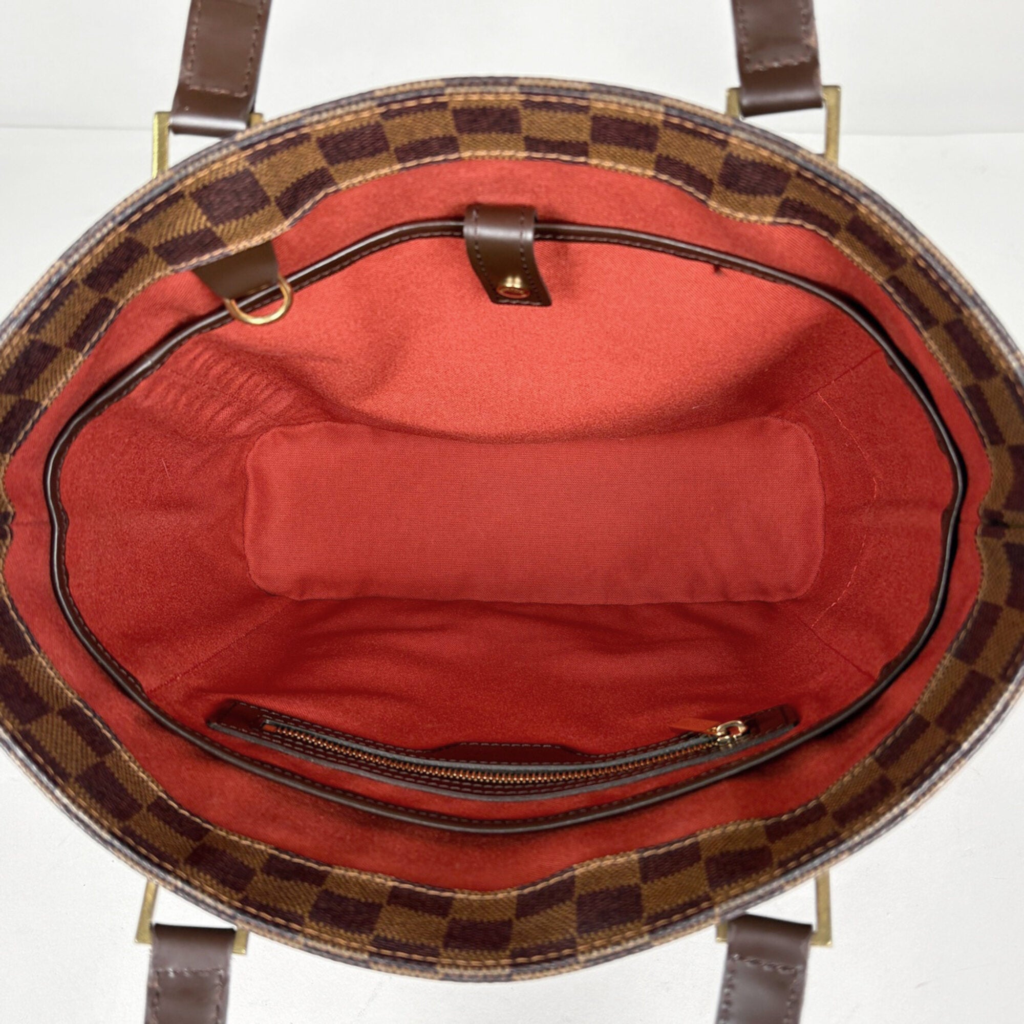 Louis Vuitton Damier Brown Damier Canvas Tote Bag (Pre-Owned)