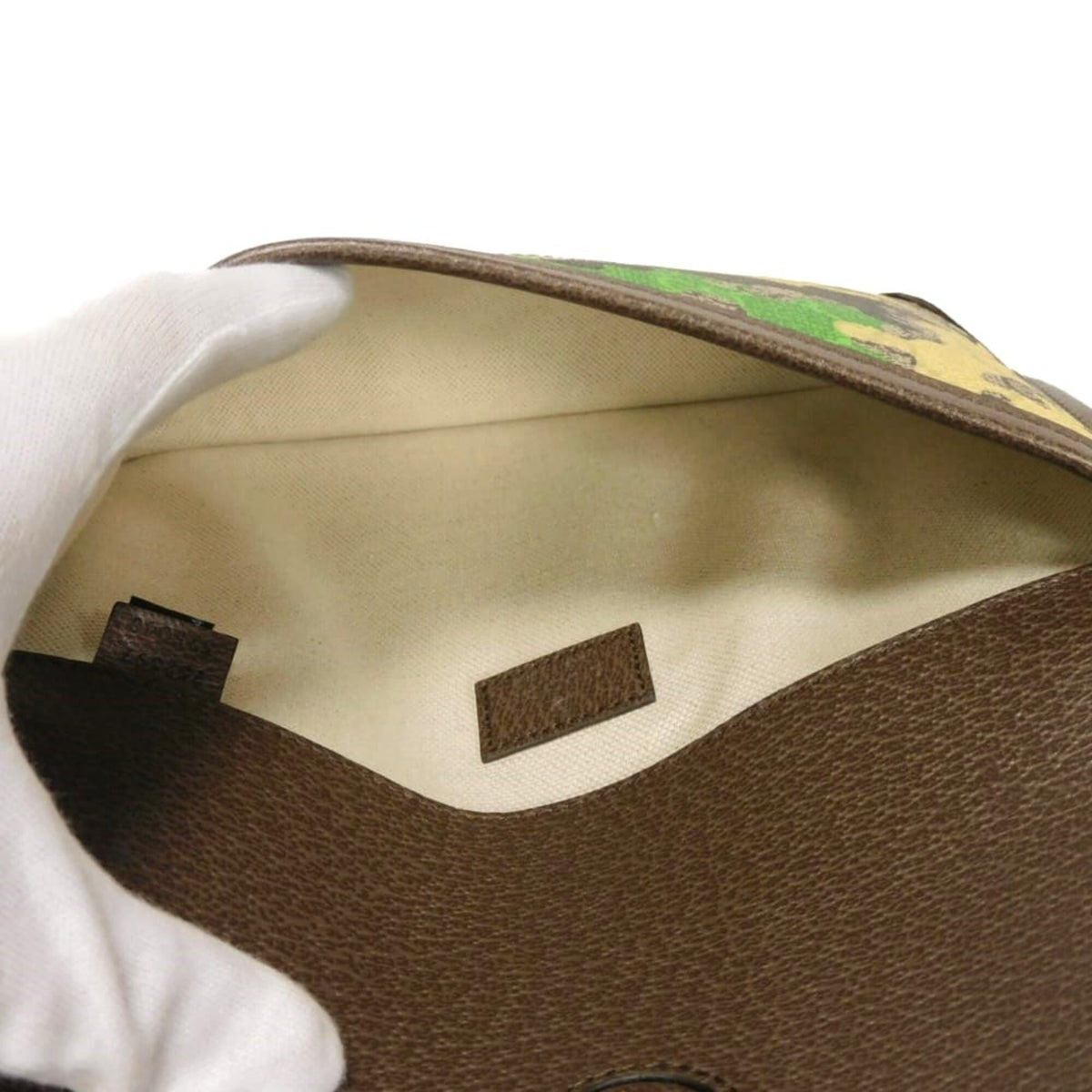 Gucci Beige Camouflage Gg Supreme Sling Bag (Pre-Owned)