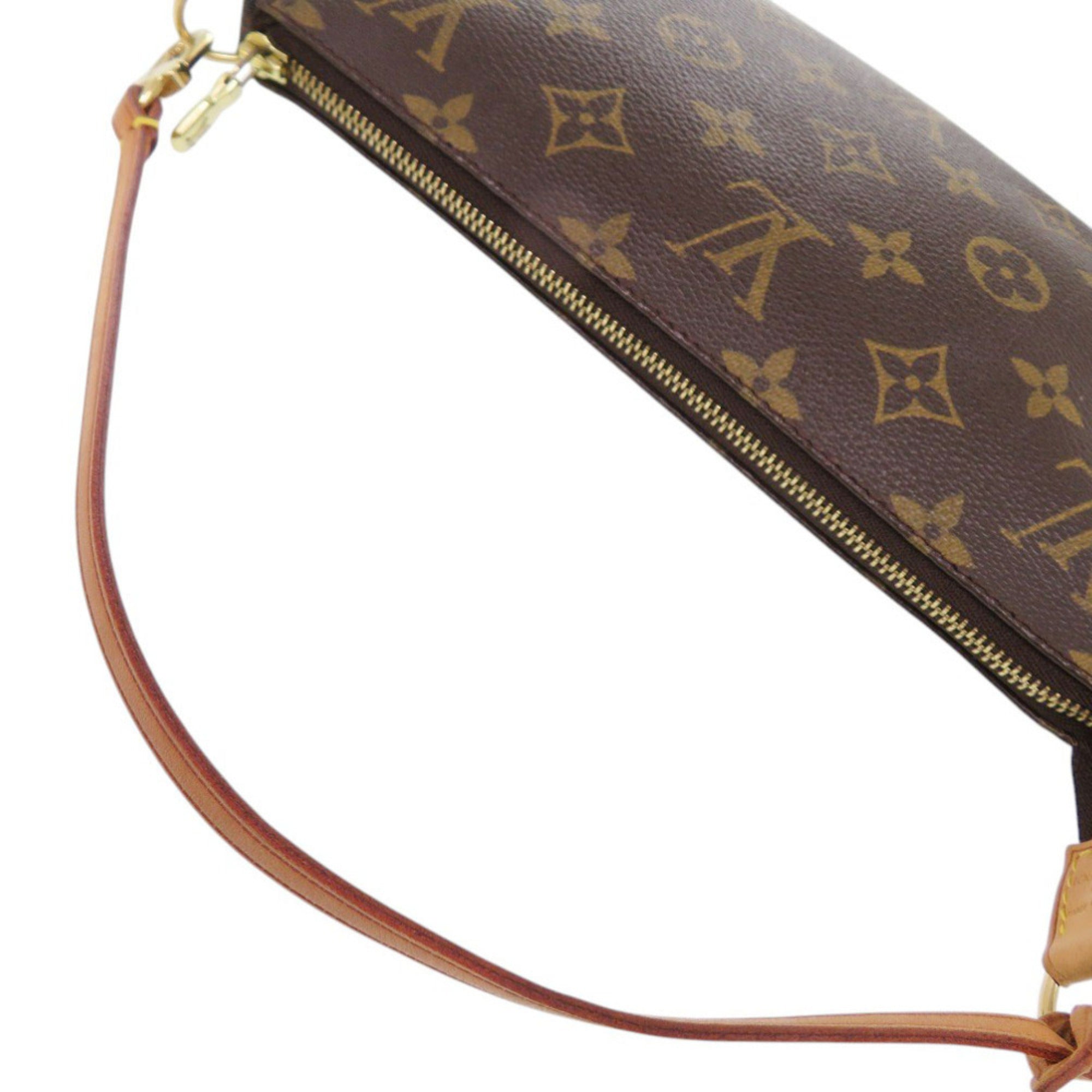 Louis Vuitton Brown Monogram Monogram Handbag Pochette Pouch (Pre-Owned)