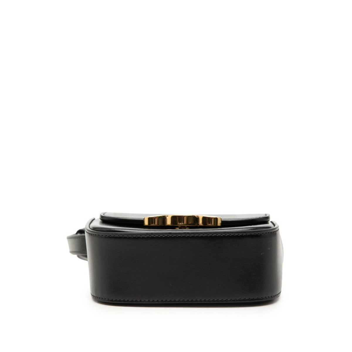 Celine Black Leather Pochette Shoulder Bag (Pre-Owned)