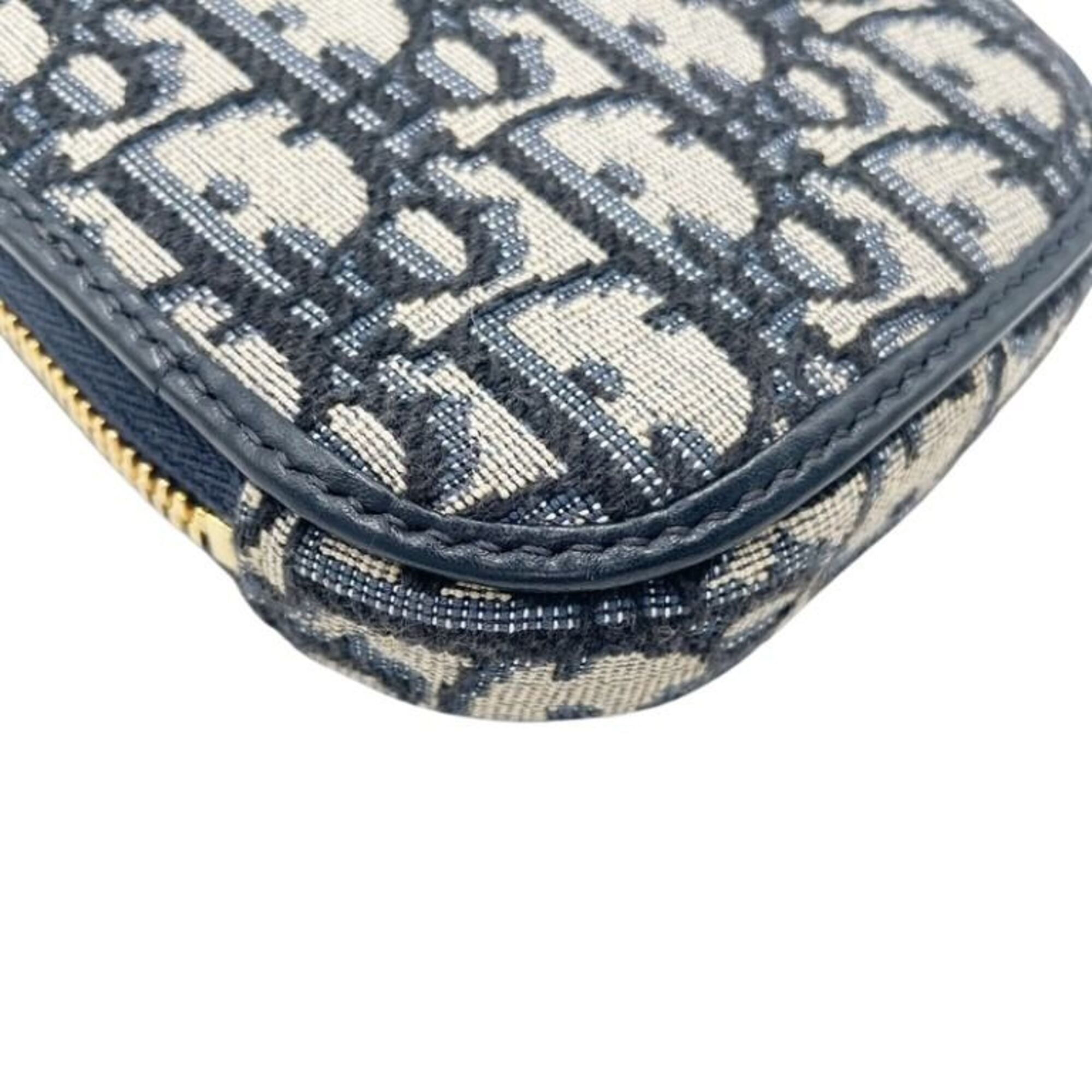 Christian Dior Blue Trotter Pochette Pouch Shoulder Bag (Pre-Owned)