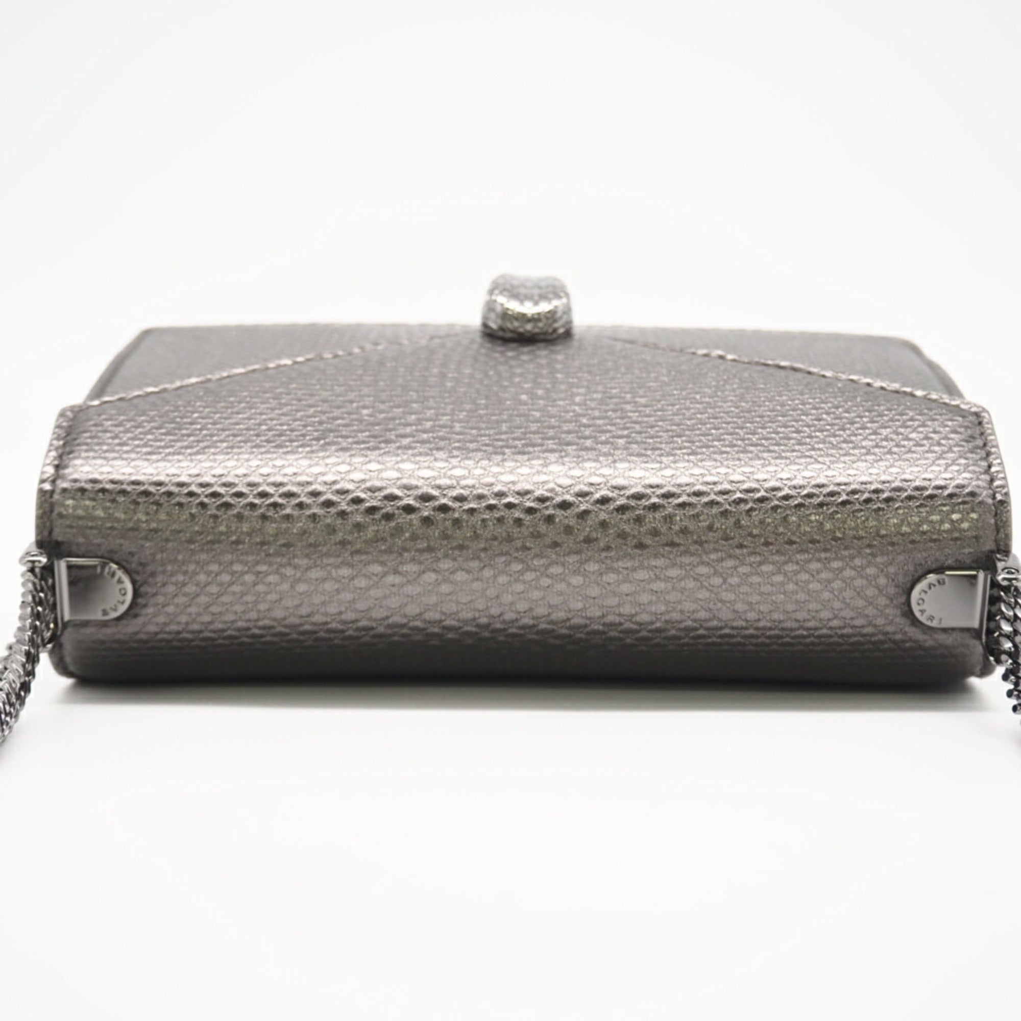 Bvlgari Silver Leather Shoulder Bag (Pre-Owned)