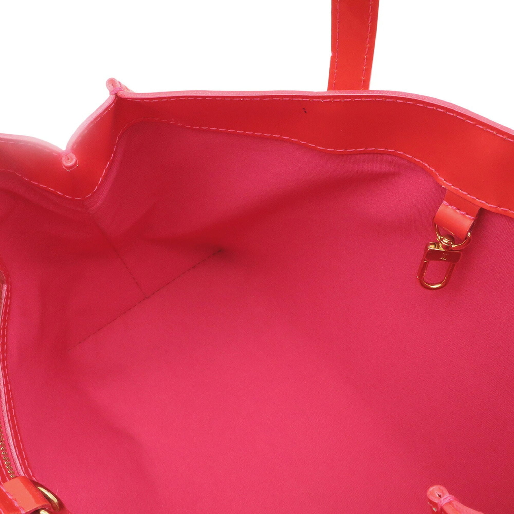 Louis Vuitton Rose Pop Monogram Vernis Handbag Tote Bag (Pre-Owned)