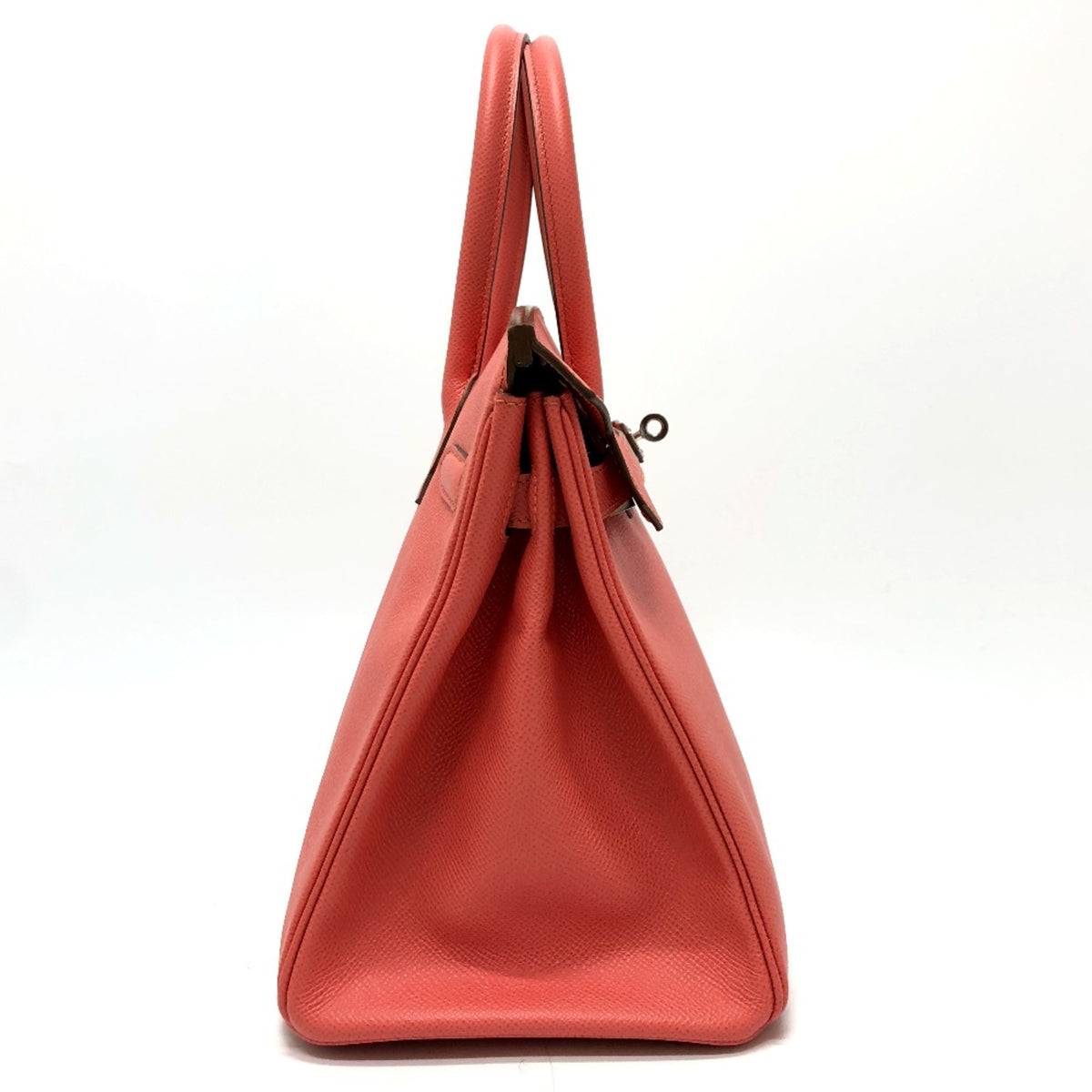 Hermes Pink Leather Handbag (Pre-Owned)
