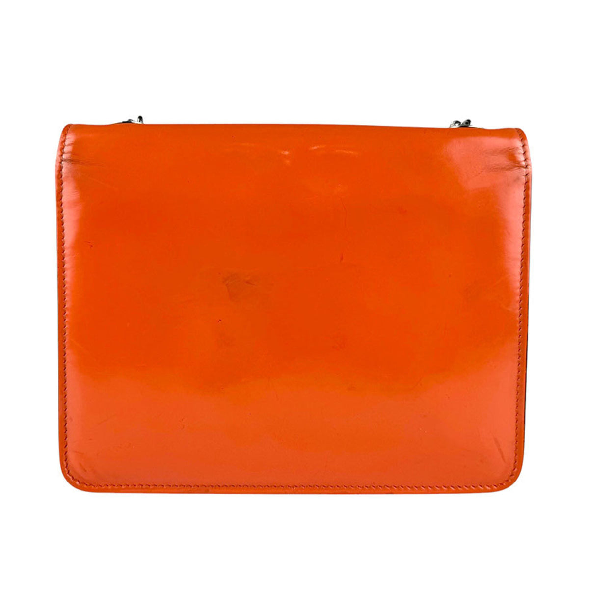 Gucci Orange Leather Shoulder Bag (Pre-Owned)