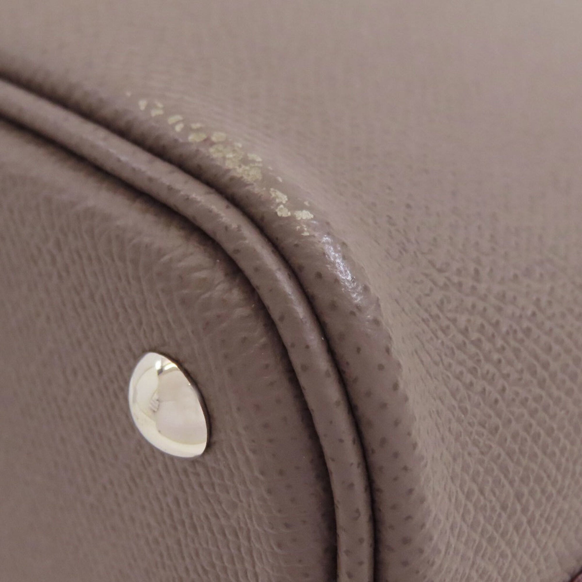 Hermes Etain Epsom Leather Handbag (Pre-Owned)