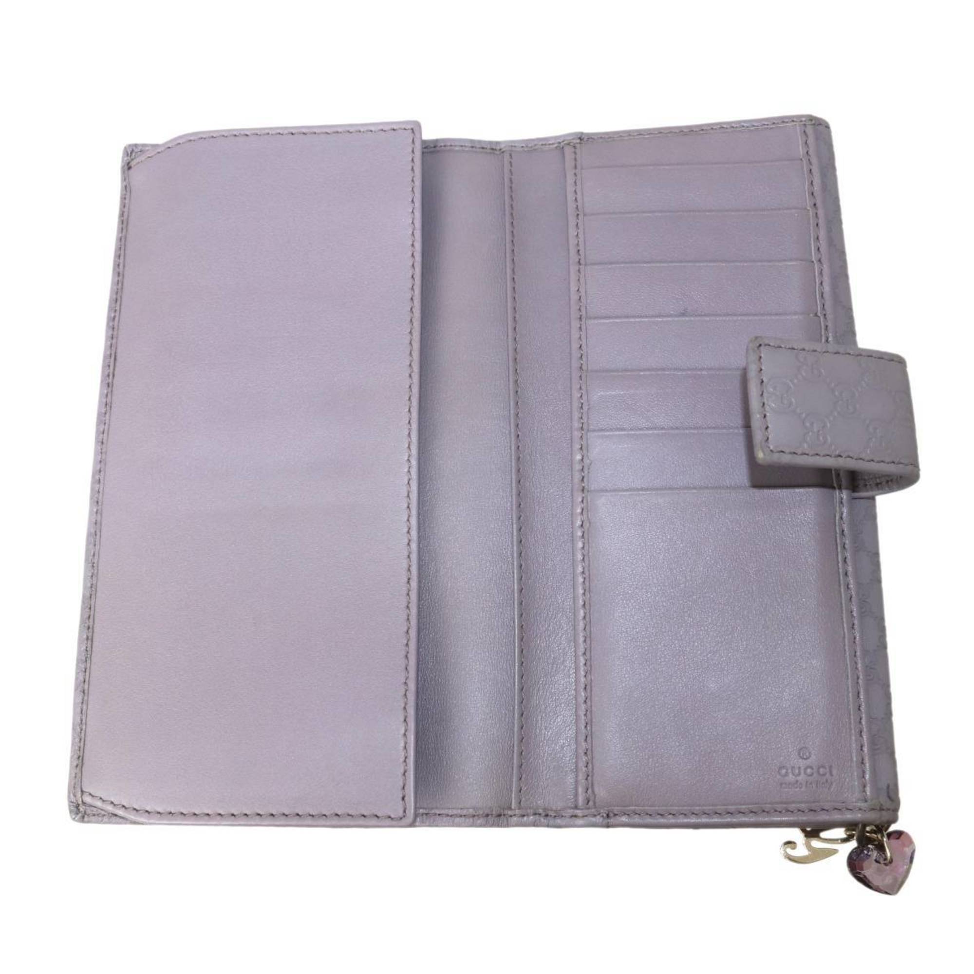 Gucci Purple Gray Long Wallet (Bi-Fold) (Pre-Owned)