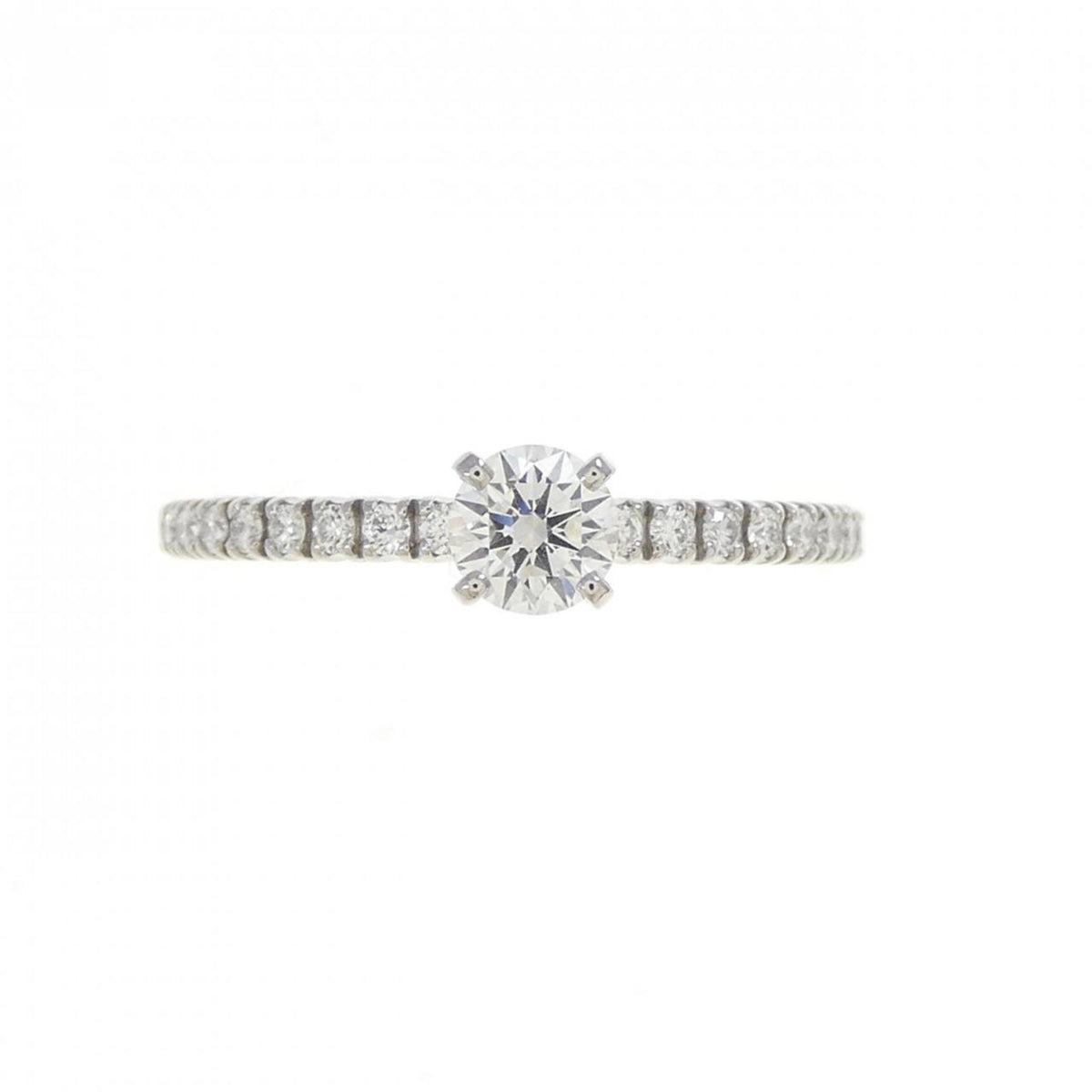Cartier Platinum Platinum 950 Band Ring (Pre-Owned)