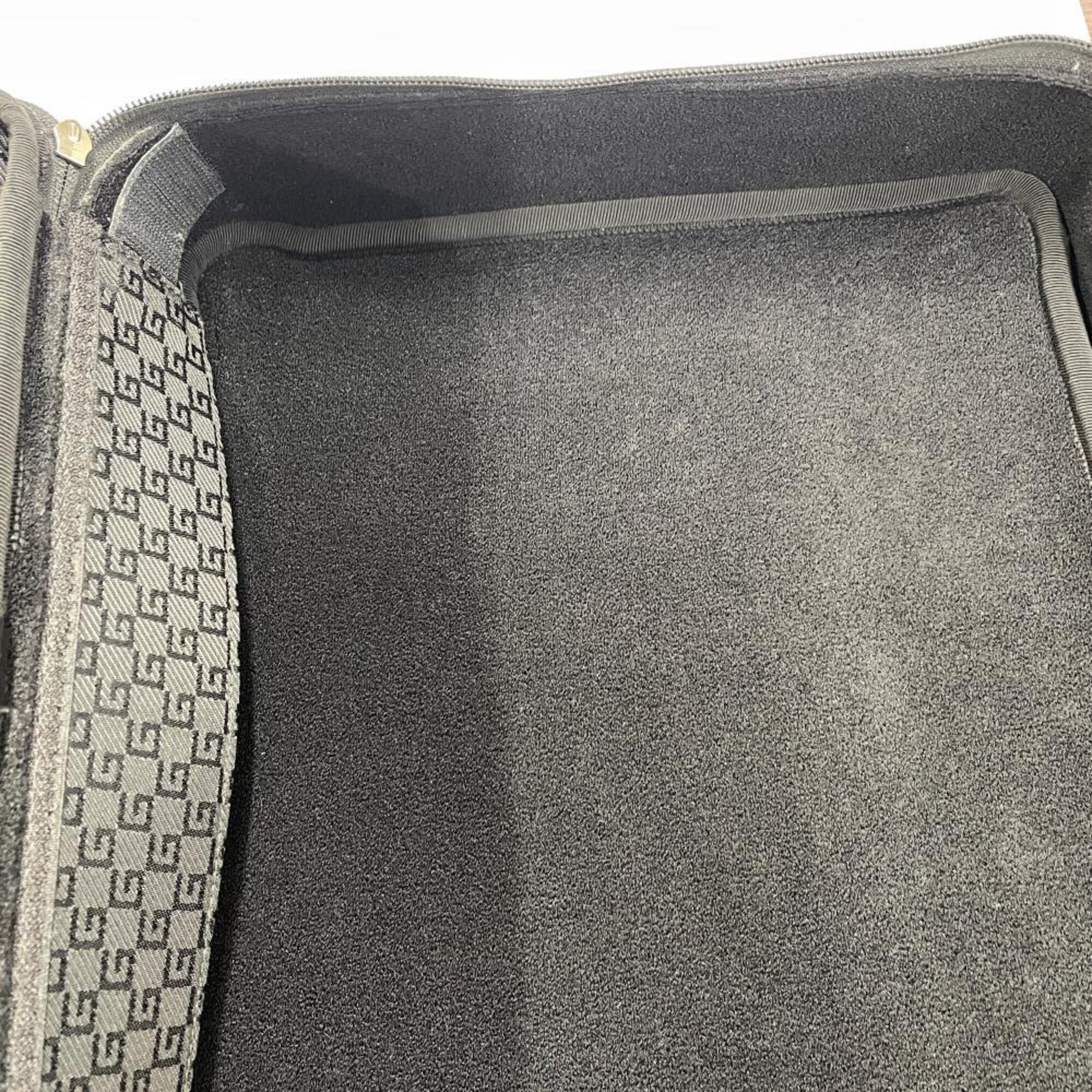 Gucci Black Nylon Leather Briefcase (Pre-Owned)