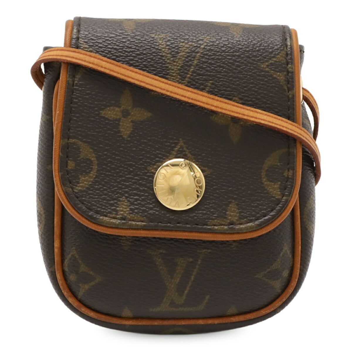 Louis Vuitton Brown Monogram Pochette Pouch Shoulder Bag (Pre-Owned)