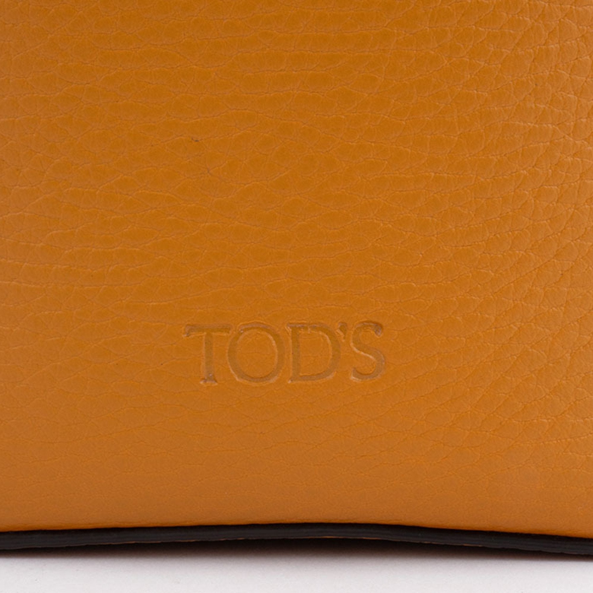 Tod's Orange Leather Tote Bag (Pre-Owned)