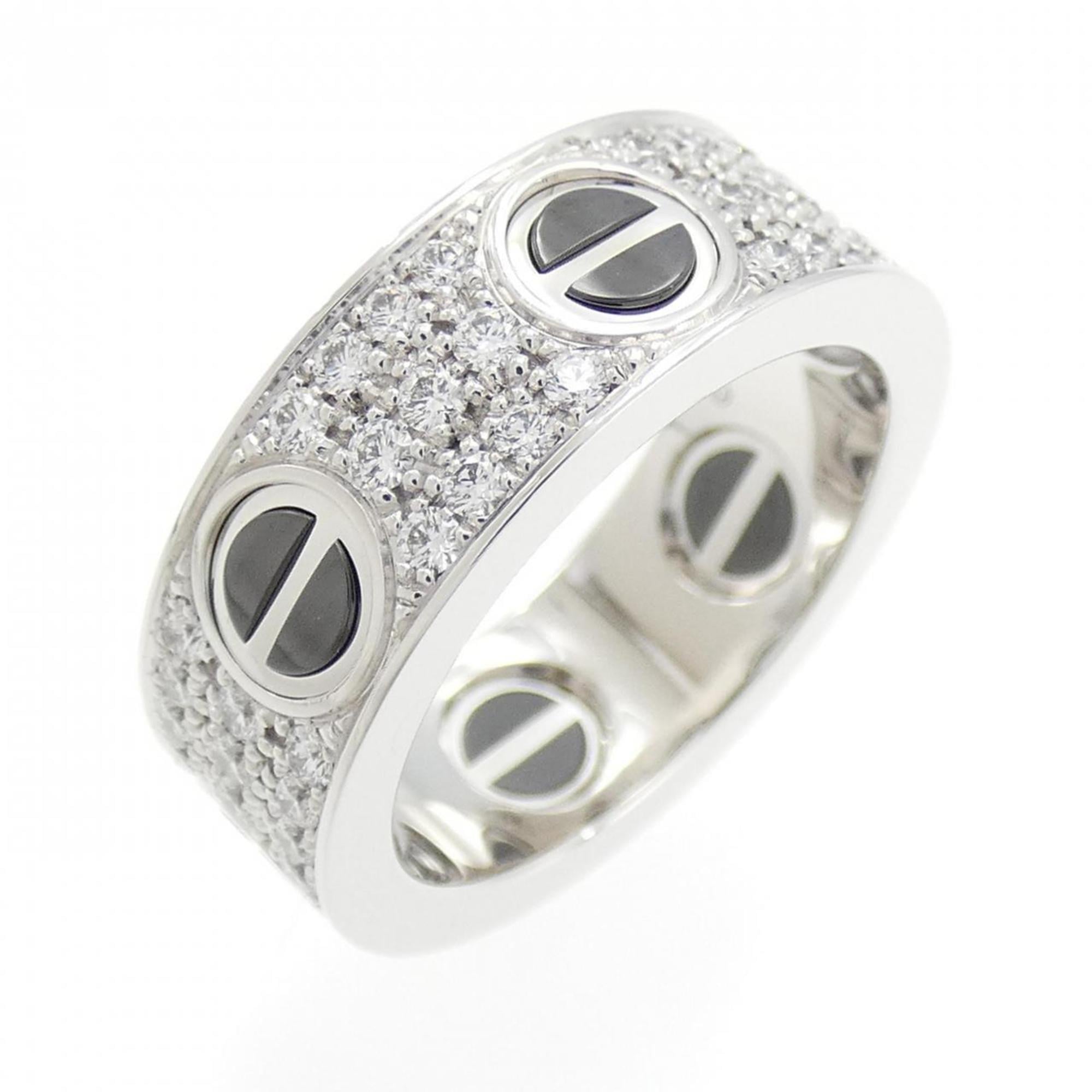 Cartier White Gold White Gold (18K) Band Ring (Pre-Owned)