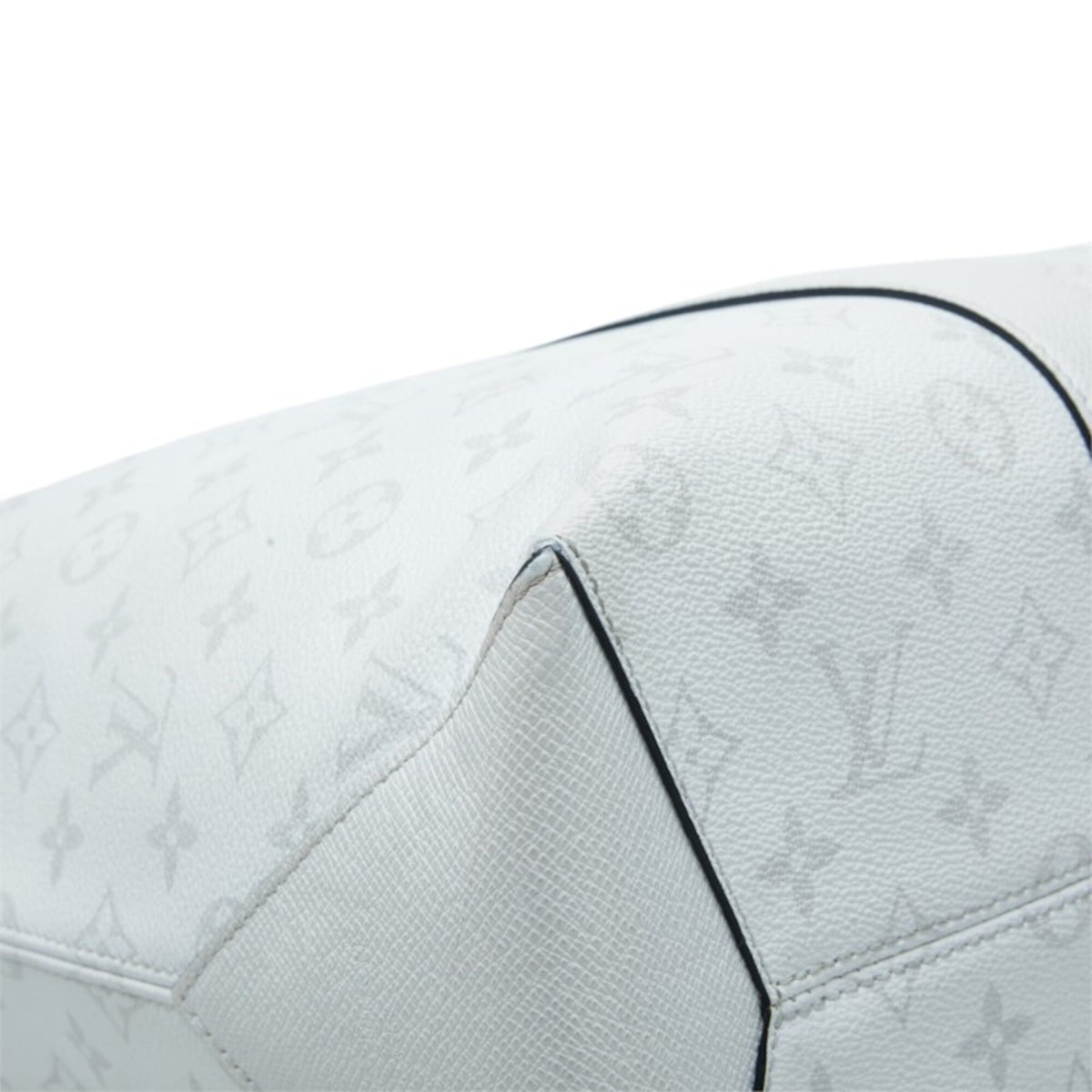 Louis Vuitton Blanc White Pvc Leather Shoulder Bag Tote Bag (Pre-Owned)
