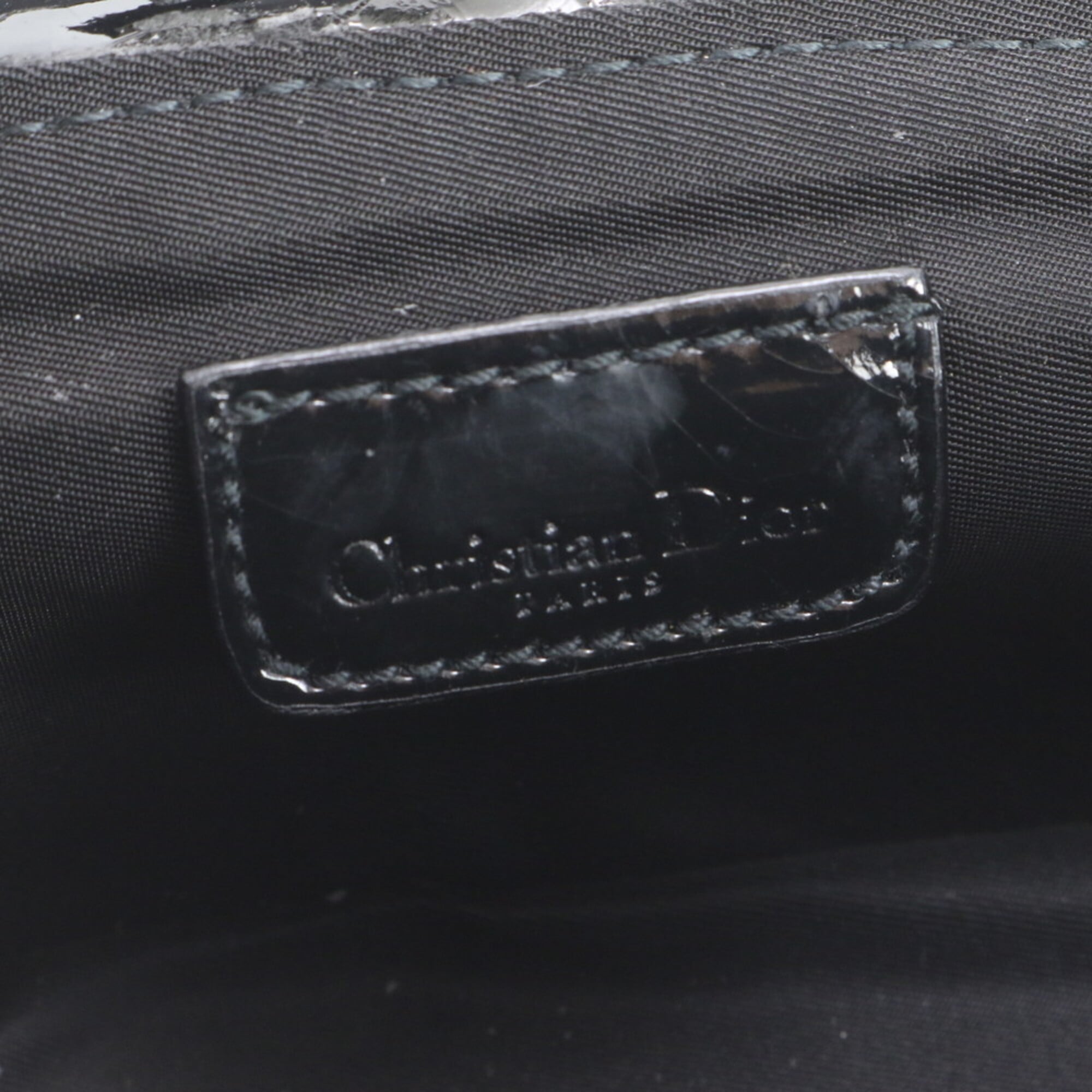 Christian Dior Black Handbag Pouch Tote Bag (Pre-Owned)