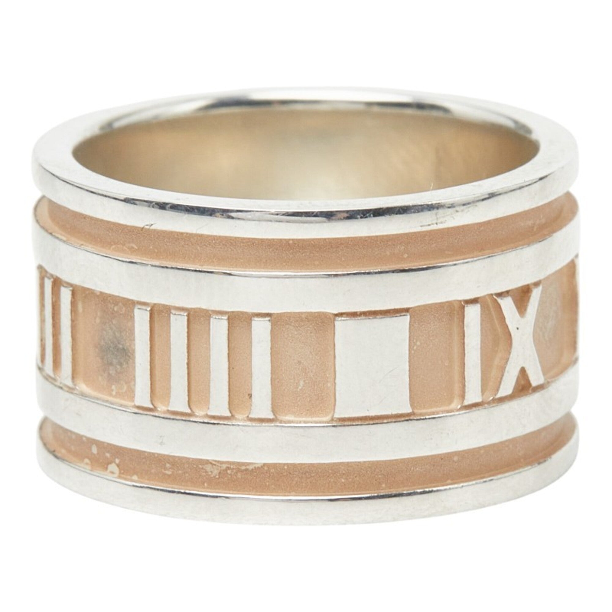 Tiffany Atlas Silver 925 Band Ring (Pre-Owned)