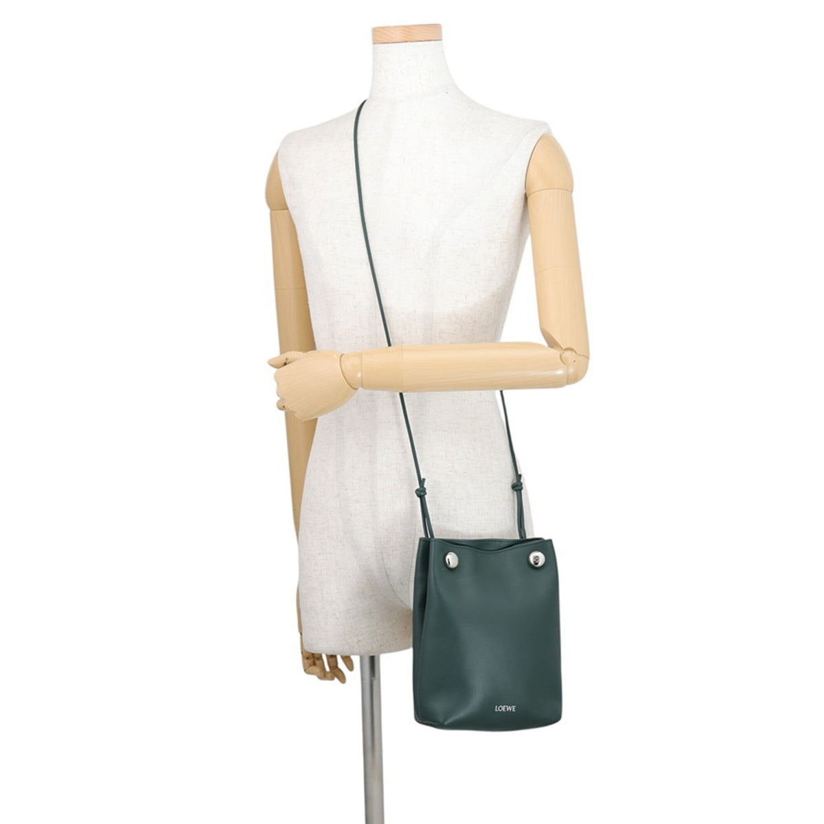 Loewe Leather Handbag Shoulder Bag (Pre-Owned)