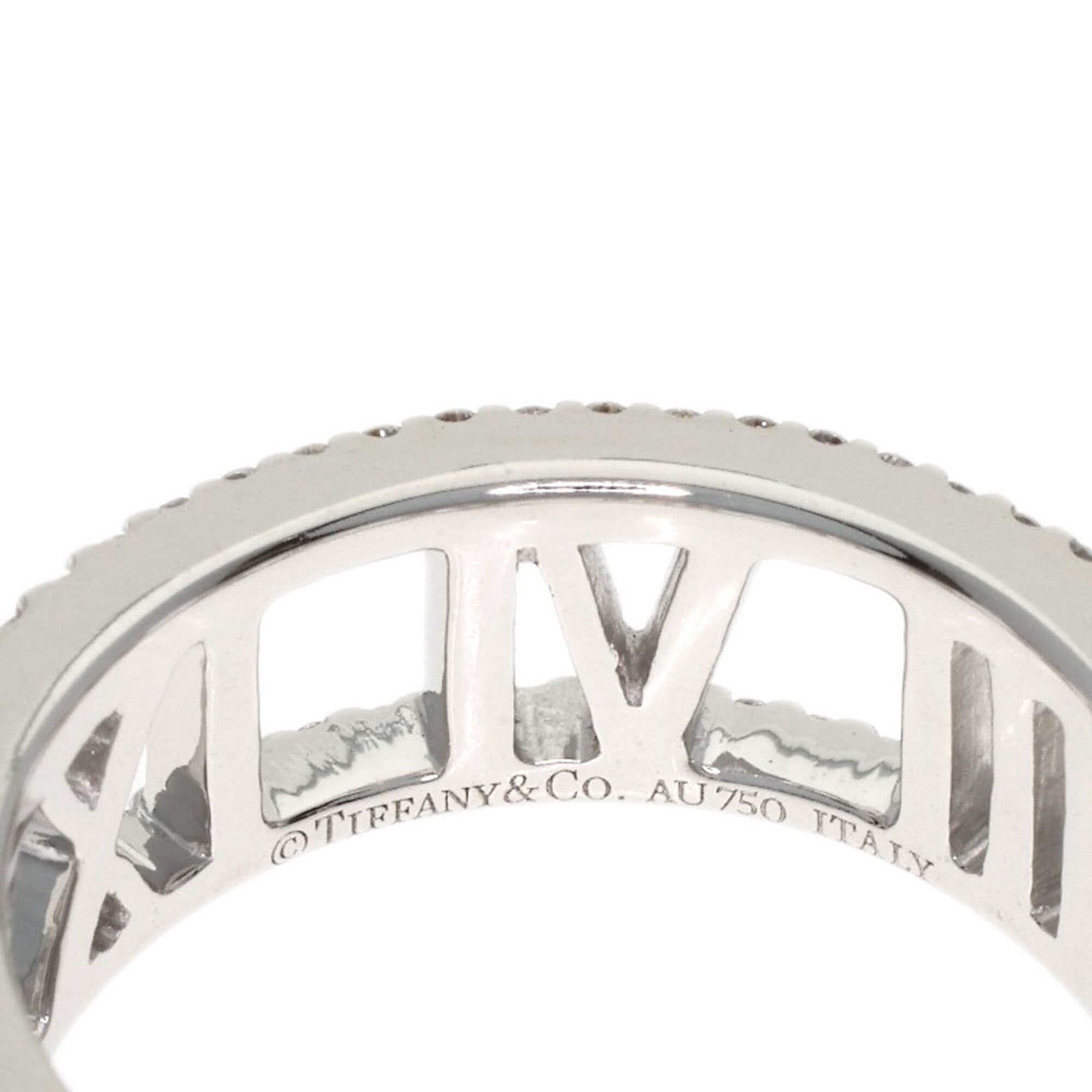 Tiffany White Gold White Gold (18K) Band Ring (Pre-Owned)