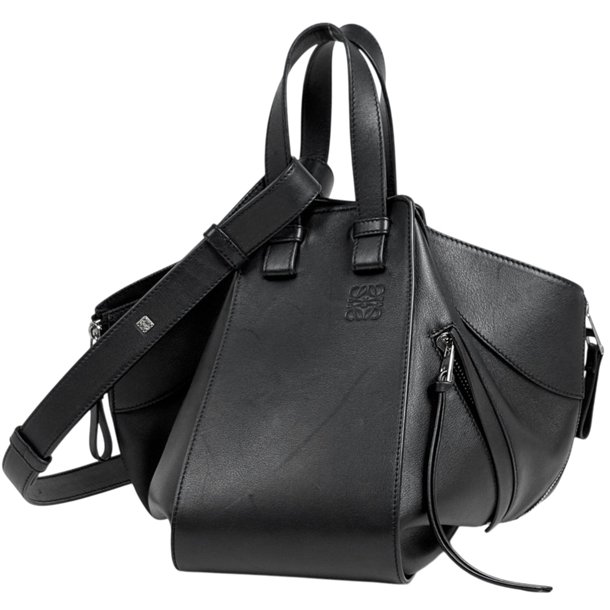 Loewe Black Leather Handbag (Pre-Owned)