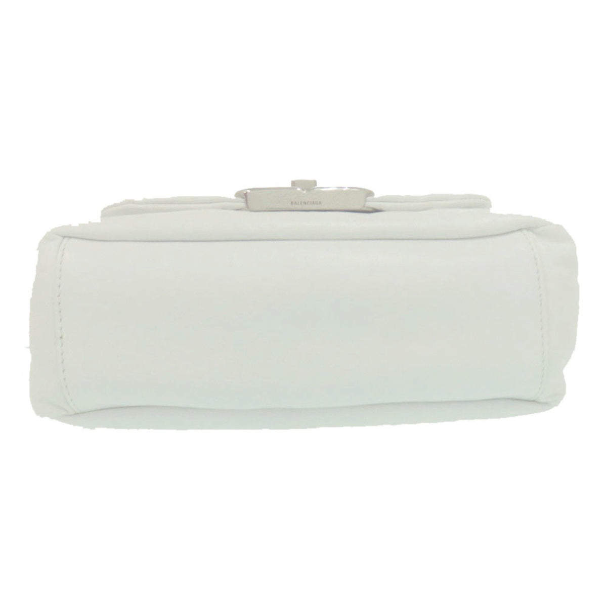 Balenciaga White Leather Handbag Shoulder Bag (Pre-Owned)