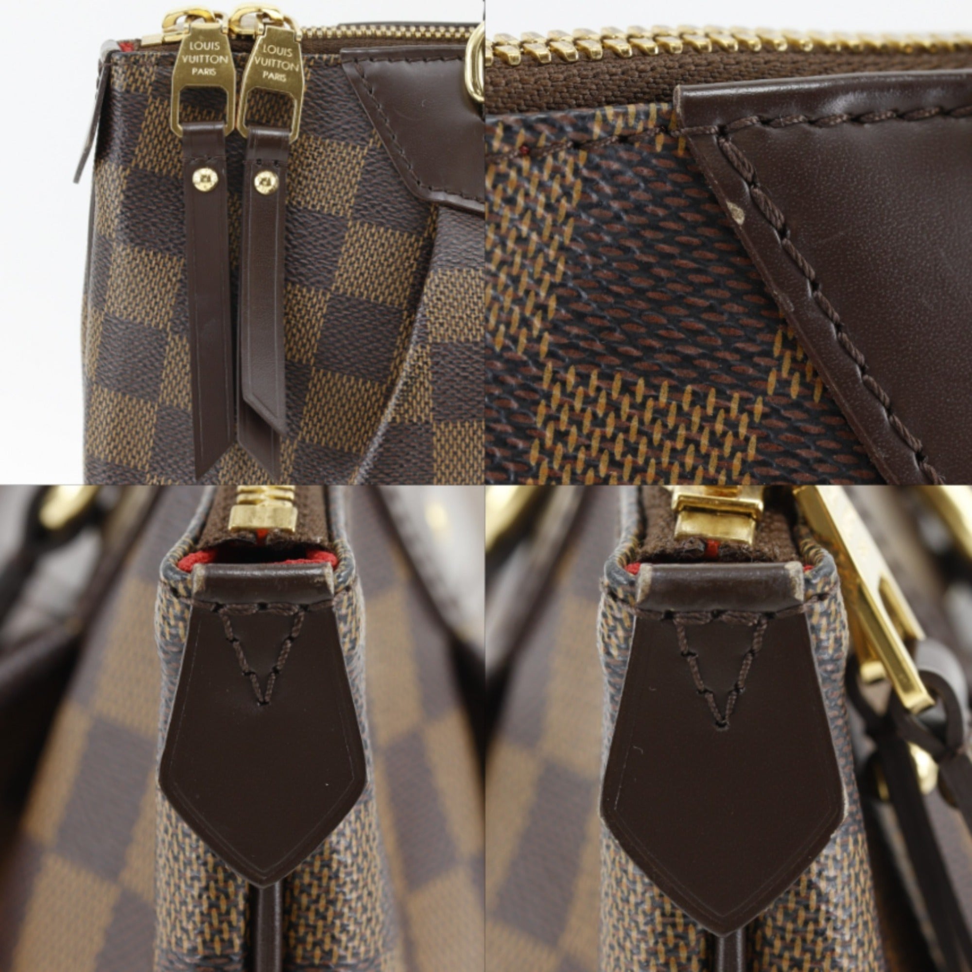 Louis Vuitton Damier Brown Damier Canvas Tote Bag (Pre-Owned)