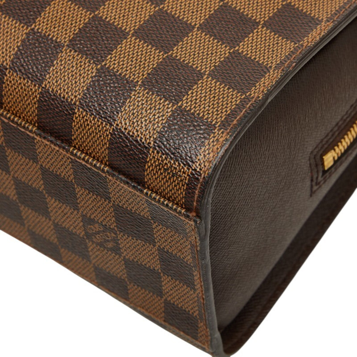 Louis Vuitton Brown Pvc Leather Handbag (Pre-Owned)