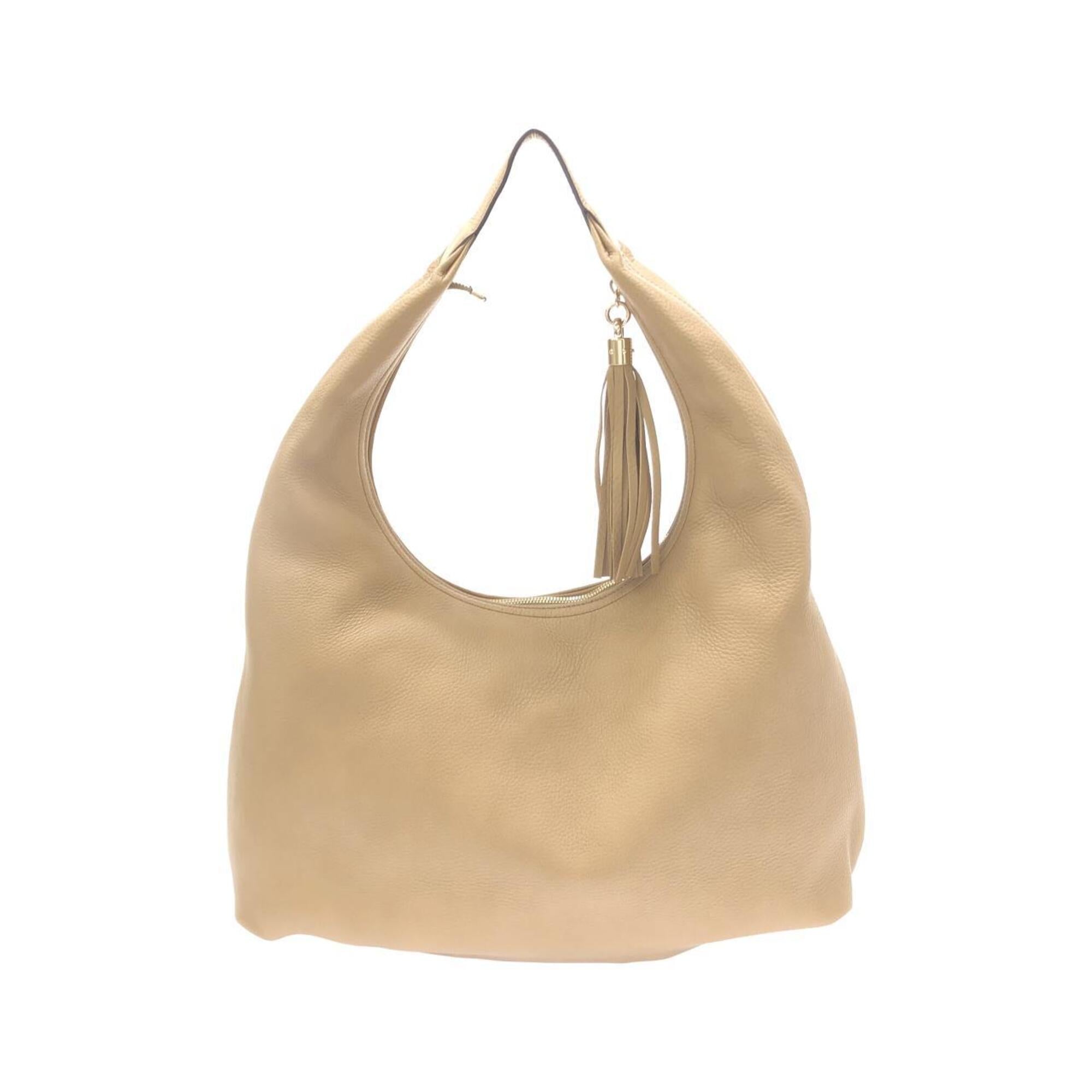 Gucci Beige Leather Shoulder Bag (Pre-Owned)