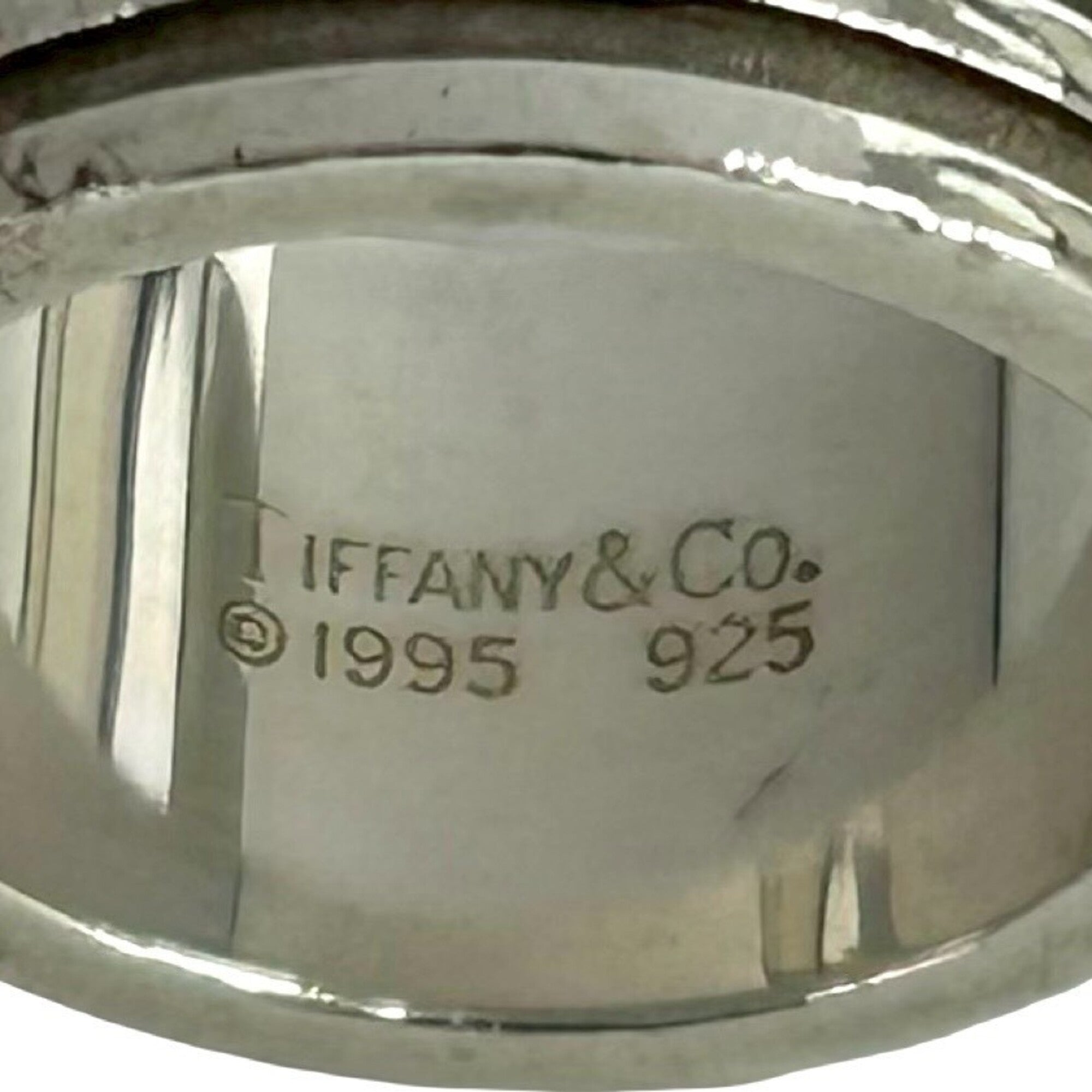 Tiffany Silver Silver 925 Band Ring (Pre-Owned)