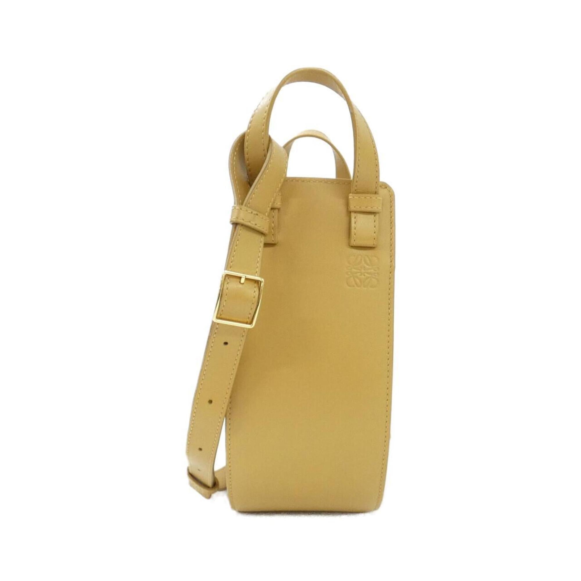 Loewe Yellow Leather Handbag (Pre-Owned)