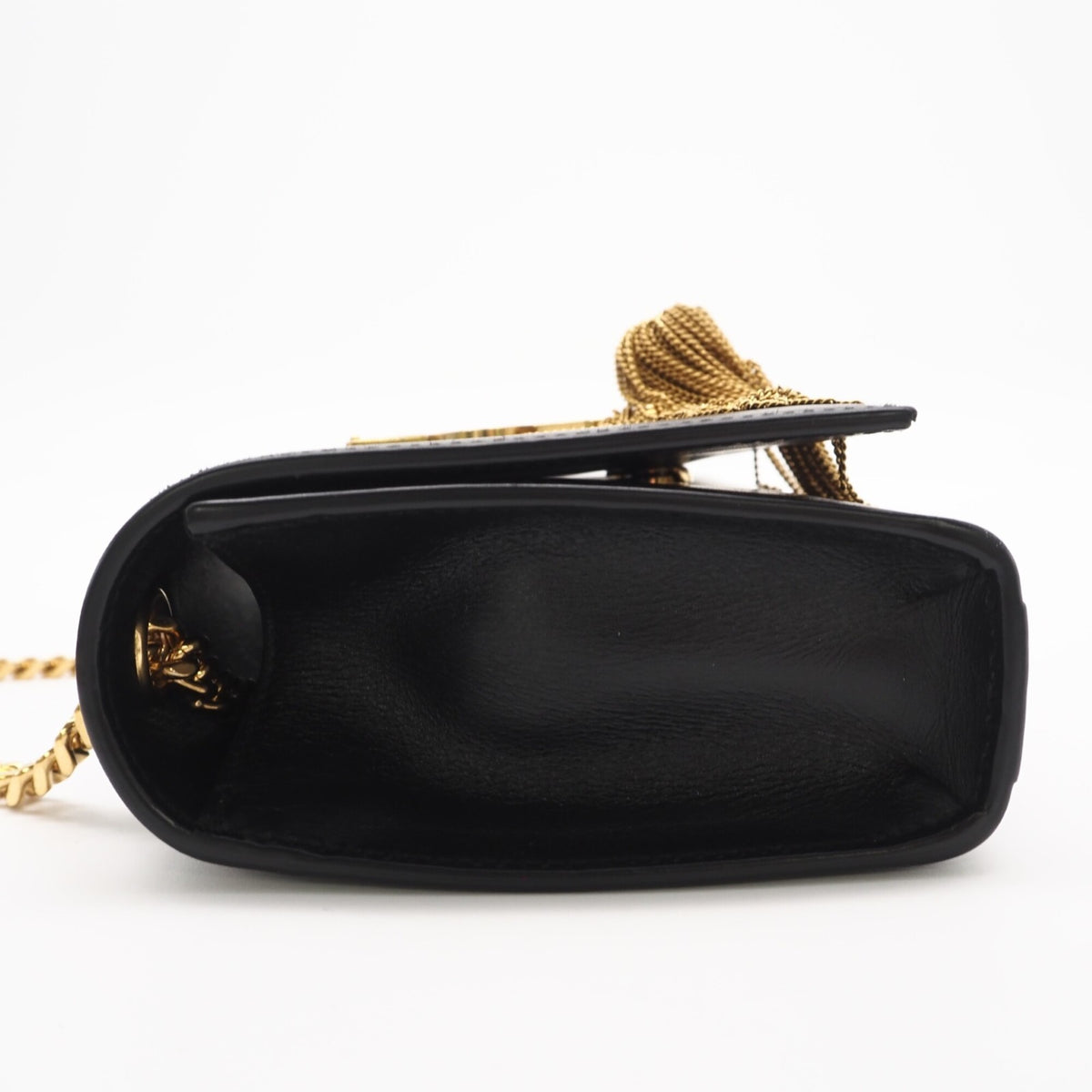 Yves Saint Laurent Black Leather Shoulder Bag (Pre-Owned)