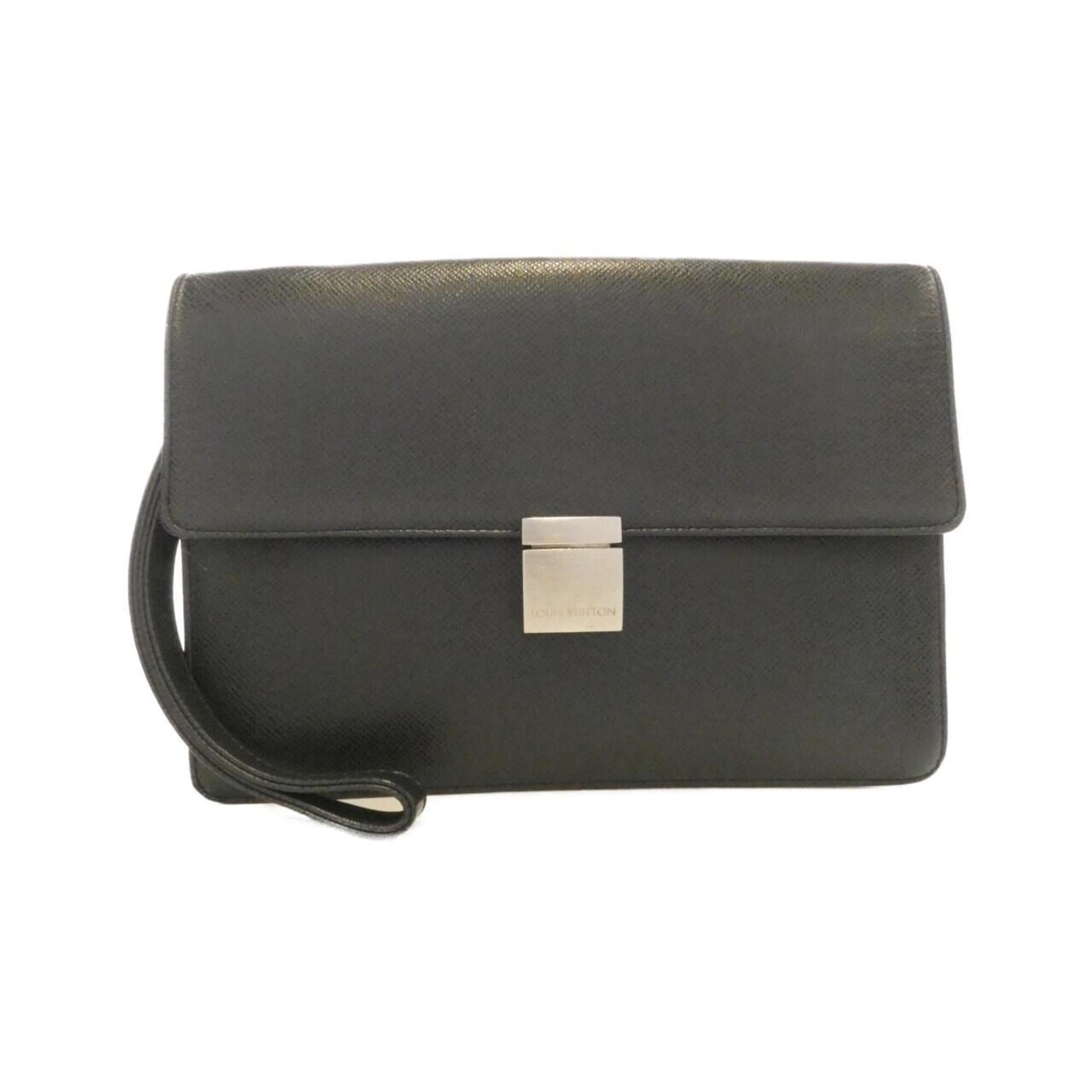 Louis Vuitton Taiga Ardoise Taiga Leather Clutch Bag (Pre-Owned)