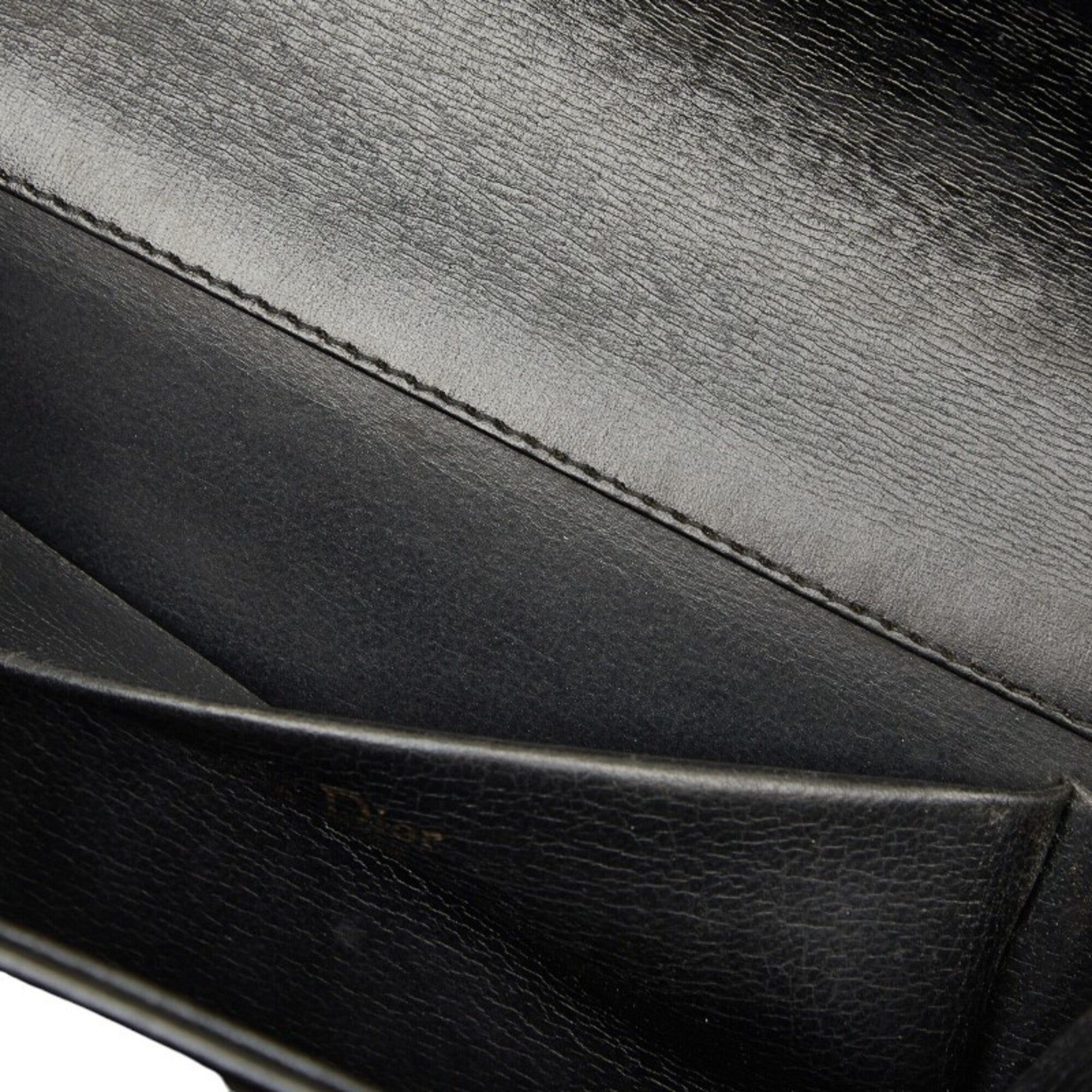 Christian Dior Black Leather Shoulder Bag (Pre-Owned)