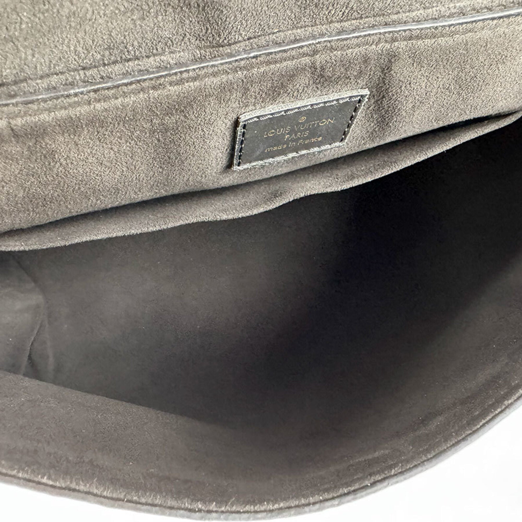 Louis Vuitton Damier Canvas Ebene Damier Canvas Shoulder Bag (Pre-Owned)