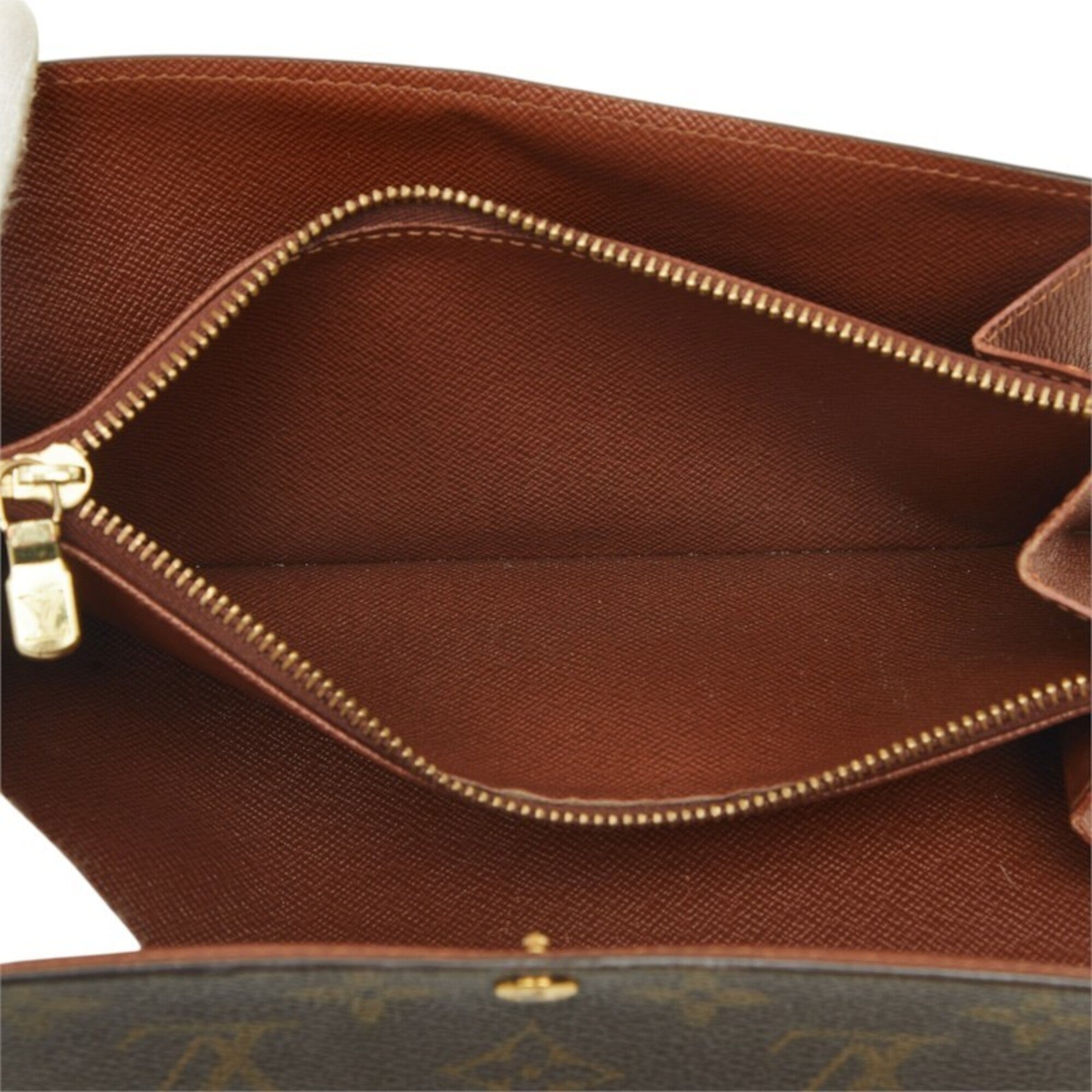 Louis Vuitton Brown Pvc Long Wallet (Bi-Fold) (Pre-Owned)