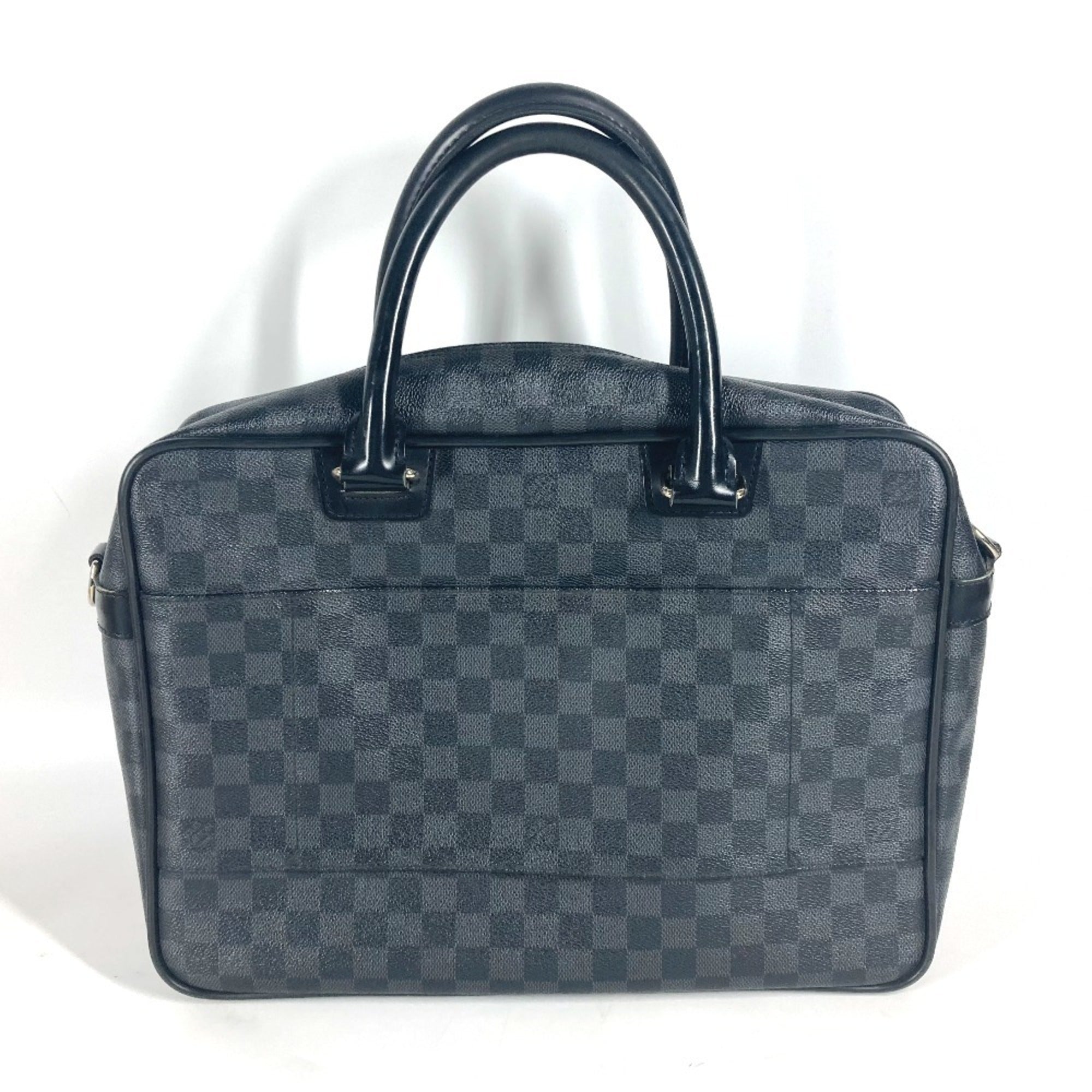 Louis Vuitton Black Damier Graphite Handbag Tote Bag (Pre-Owned)