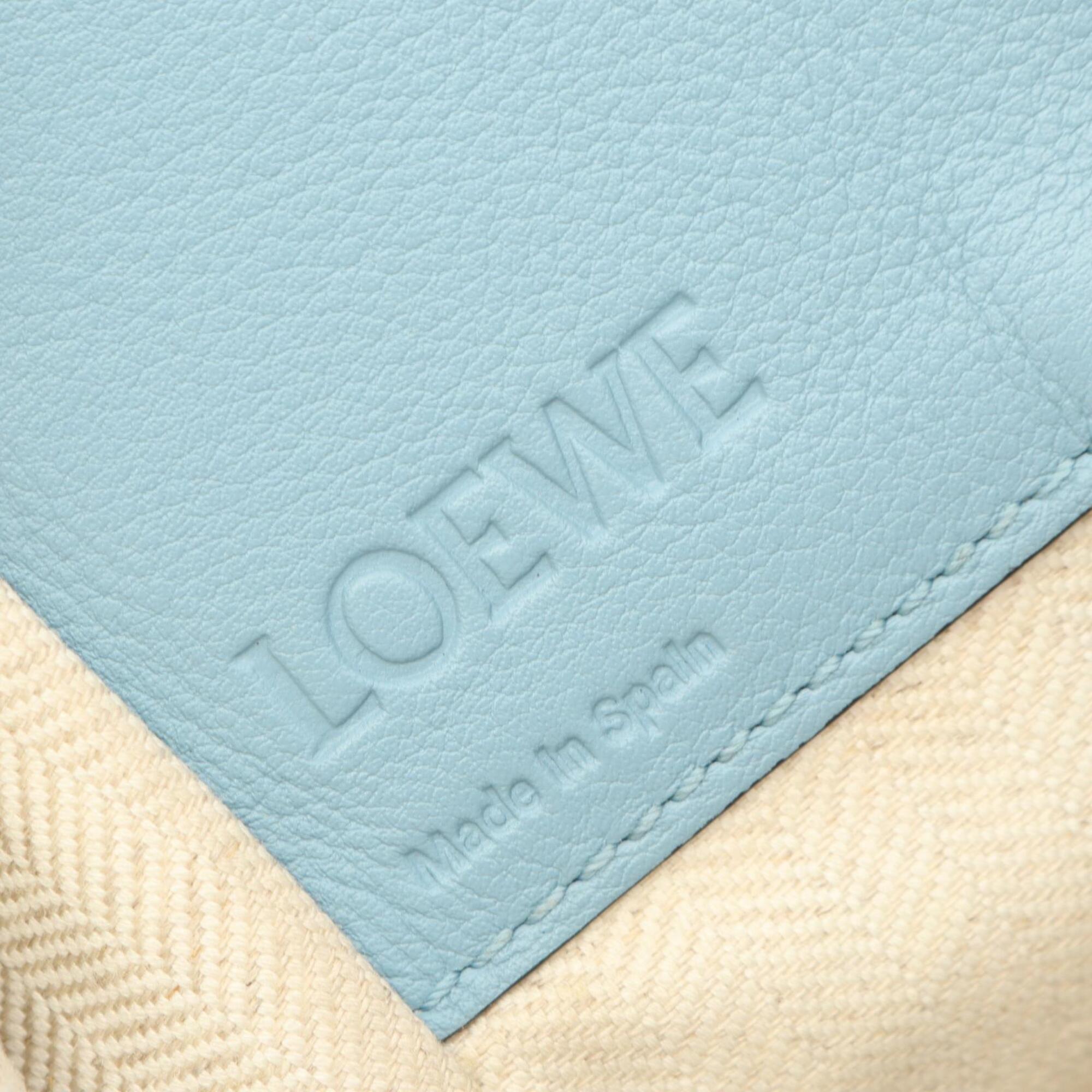 Loewe Blue Leather Handbag (Pre-Owned)