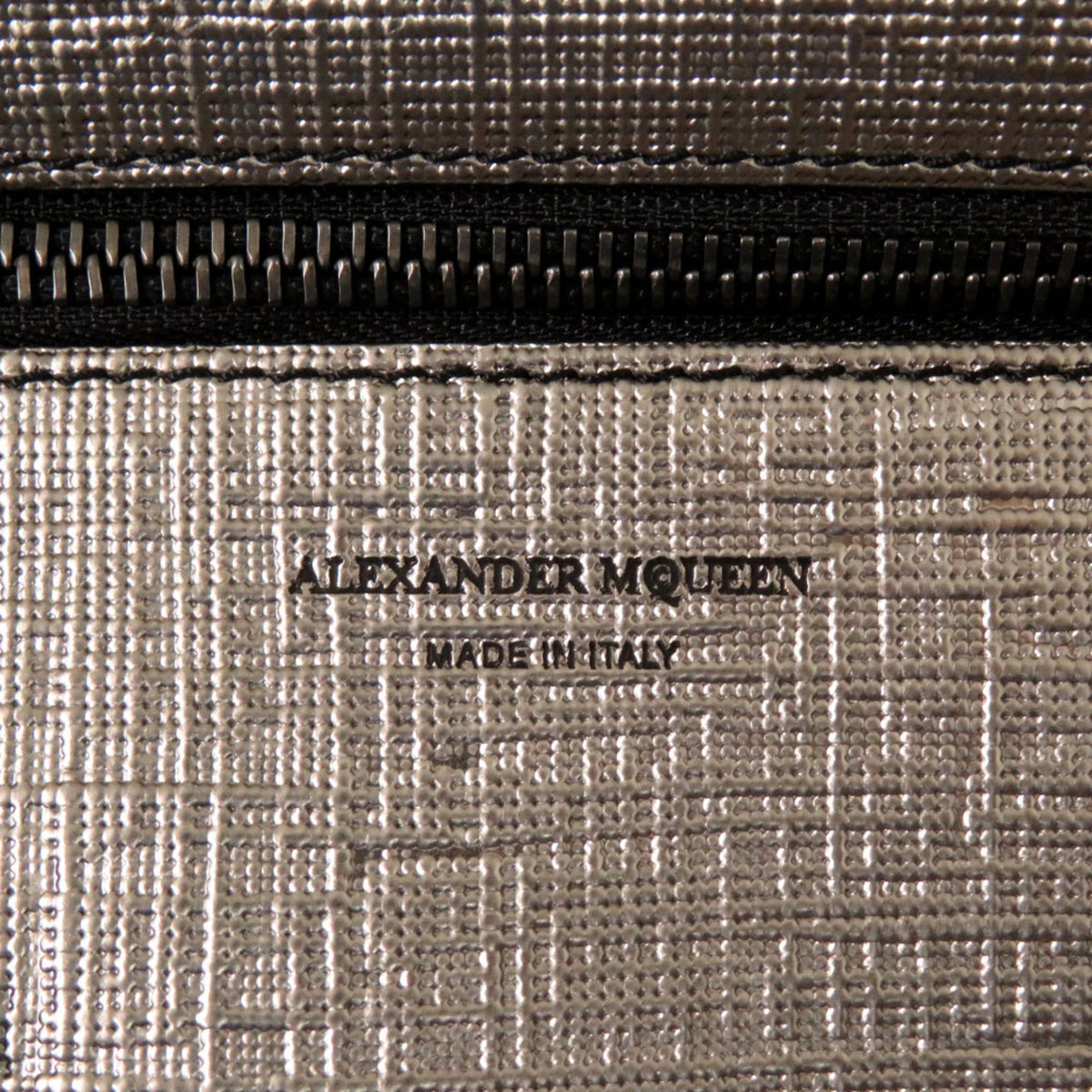 Alexander Mcqueen Silver Pouch Tote Bag (Pre-Owned)