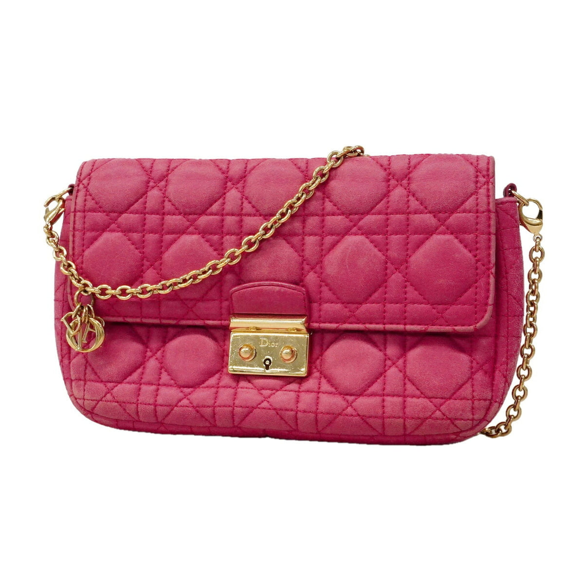 Christian Dior Pink Leather Shoulder Bag (Pre-Owned)