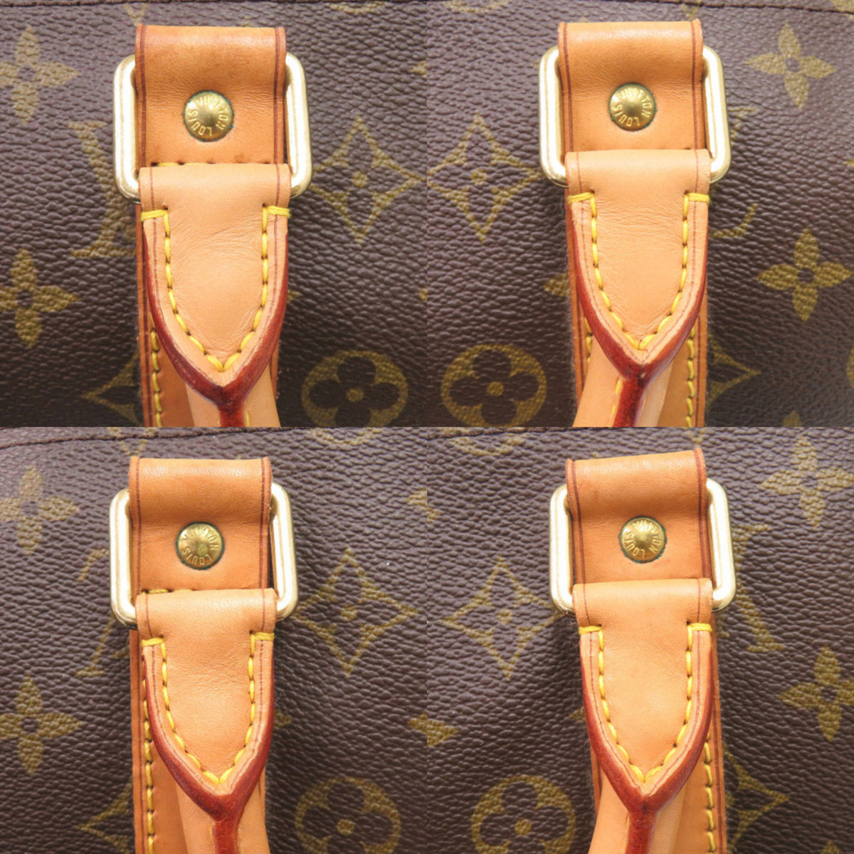 Louis Vuitton Brown Monogram Canvas Boston Bag (Pre-Owned)