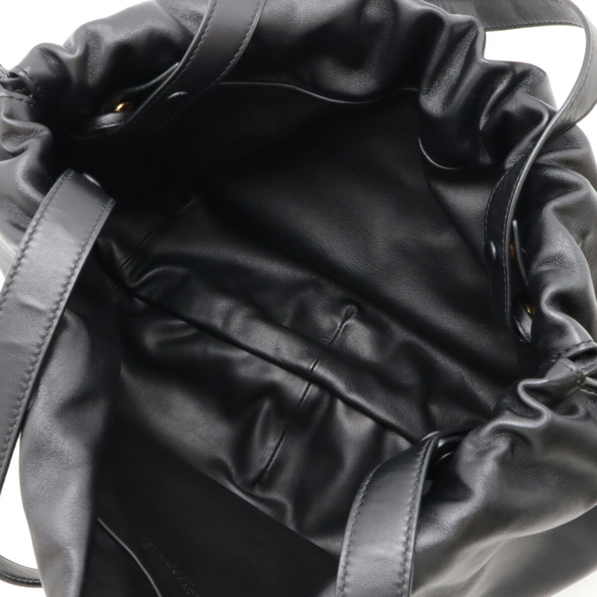 Bottega Veneta Black Leather Tote Bag (Pre-Owned)