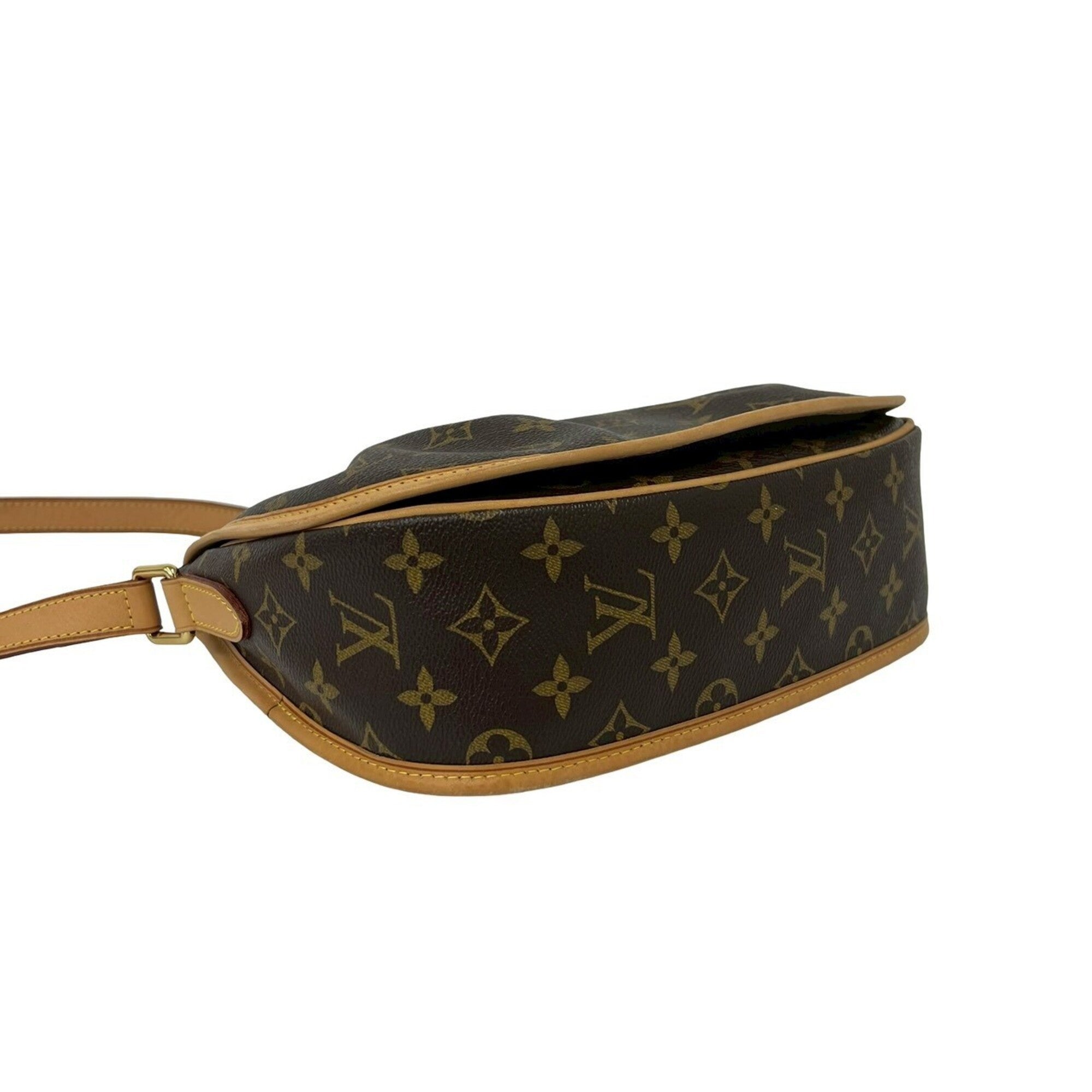 Louis Vuitton Brown Leather Pvc Pochette Shoulder Bag (Pre-Owned)