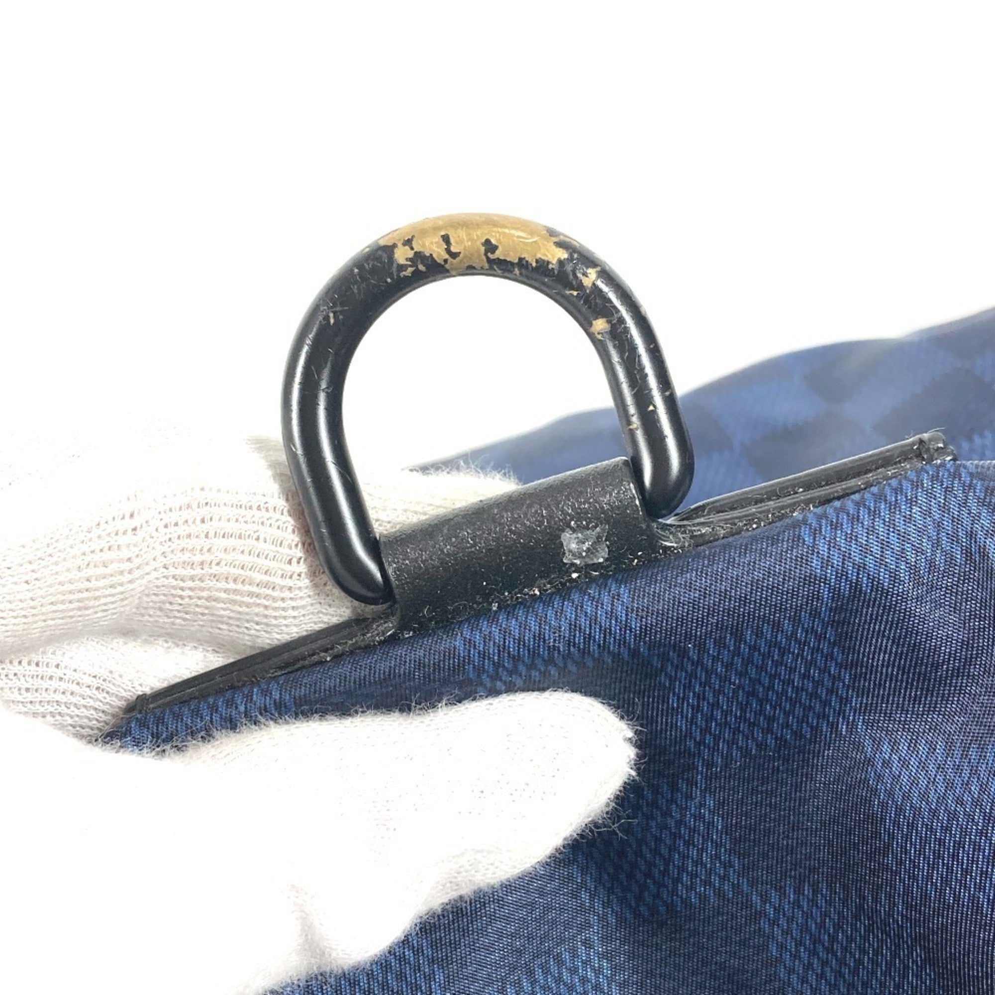 Louis Vuitton Blue Nylon Shoulder Bag (Pre-Owned)