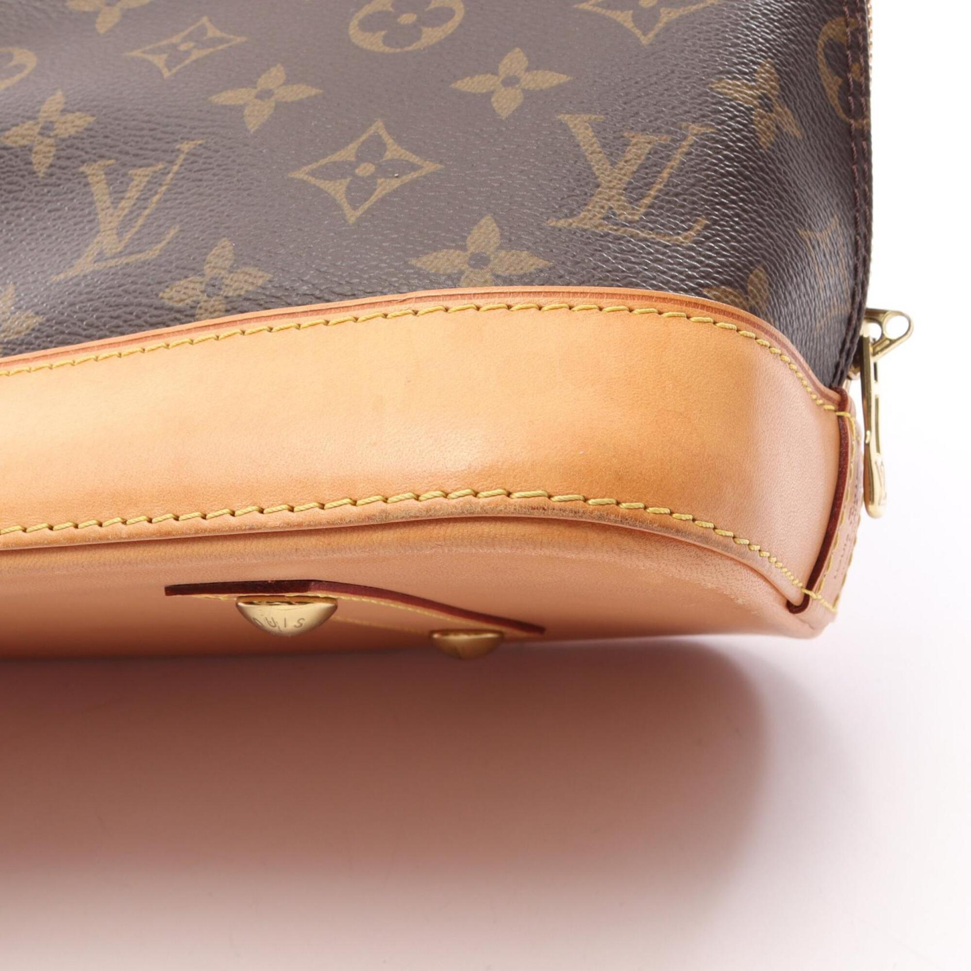 Louis Vuitton Brown Pvc Leather Handbag (Pre-Owned)