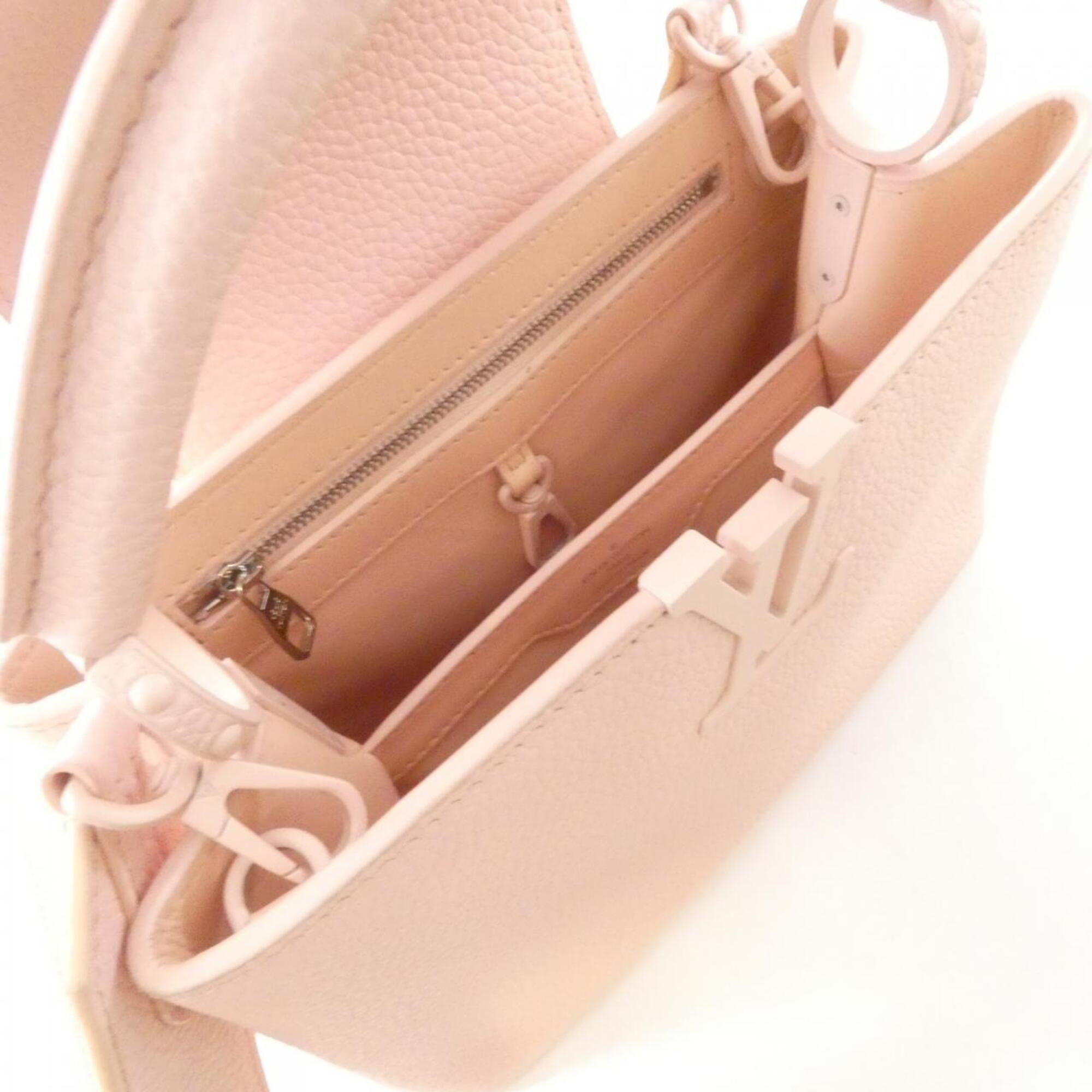 Louis Vuitton Pink Leather Handbag (Pre-Owned)