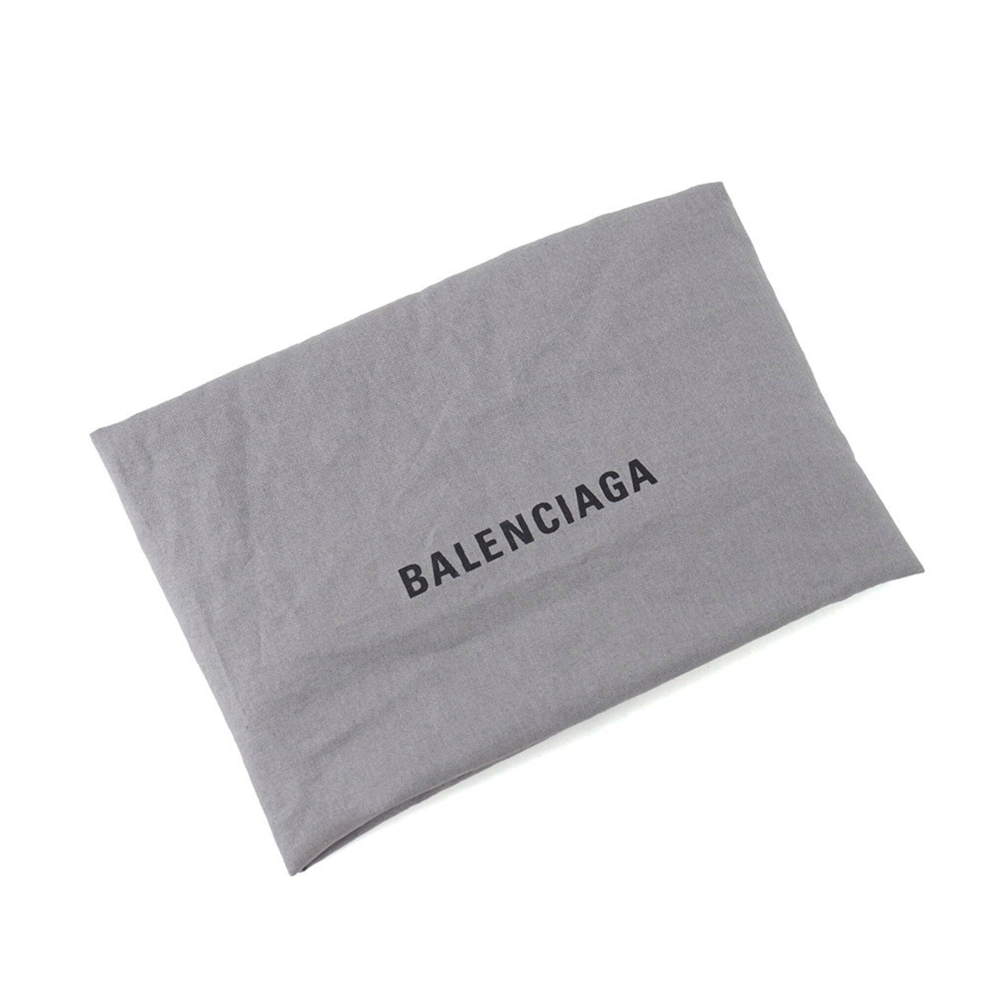 Balenciaga Black Leather Handbag Shoulder Bag (Pre-Owned)
