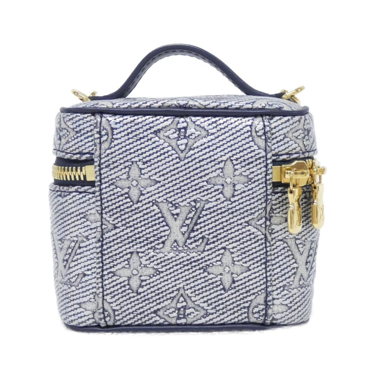 Louis Vuitton Blue Cotton Handbag (Pre-Owned)