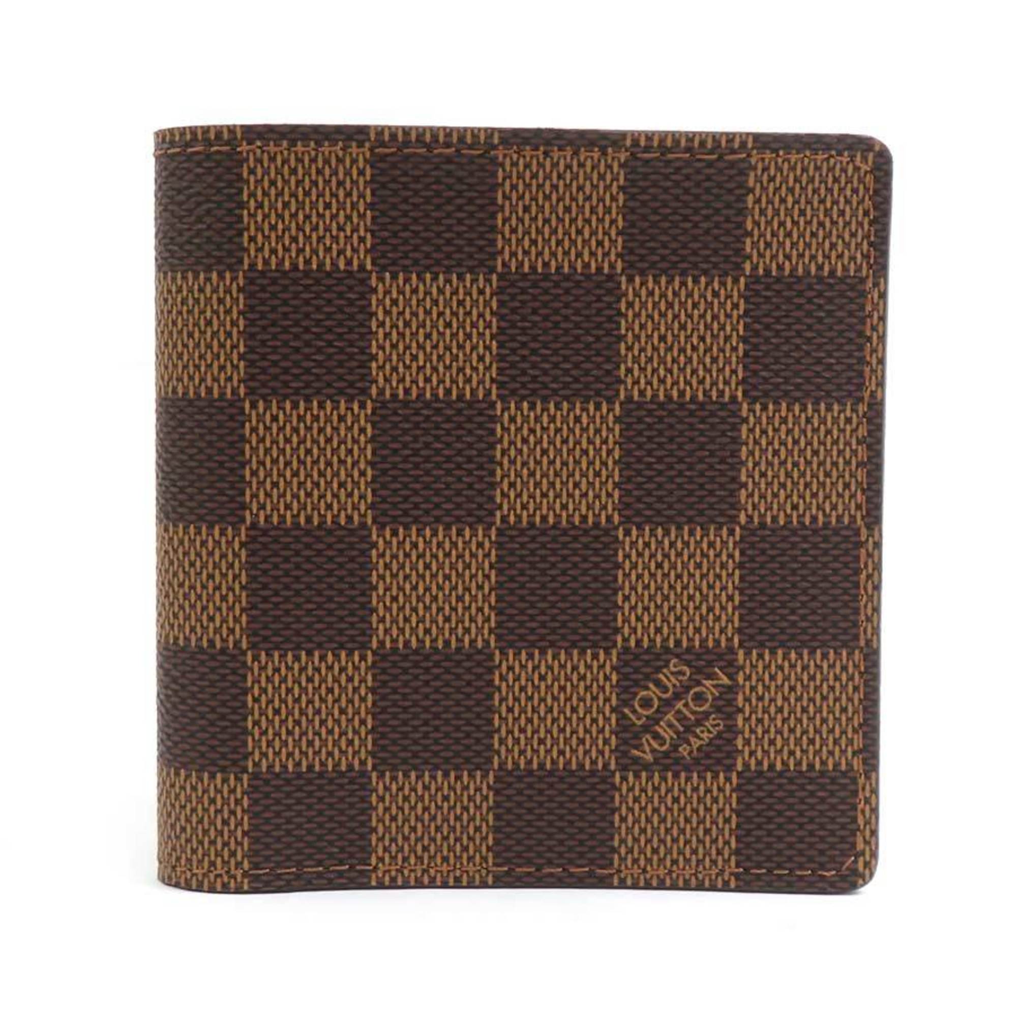 Louis Vuitton Ebene Damier Canvas Wallet (Bi-Fold) (Pre-Owned)