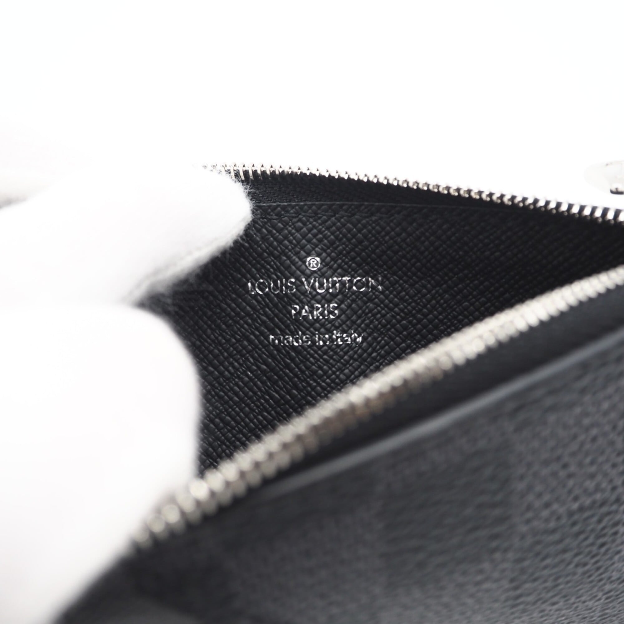 Louis Vuitton Damier Graphite Black Gray Coated Canvas Leather Coin Purse/Coin Case (Pre-Owned)