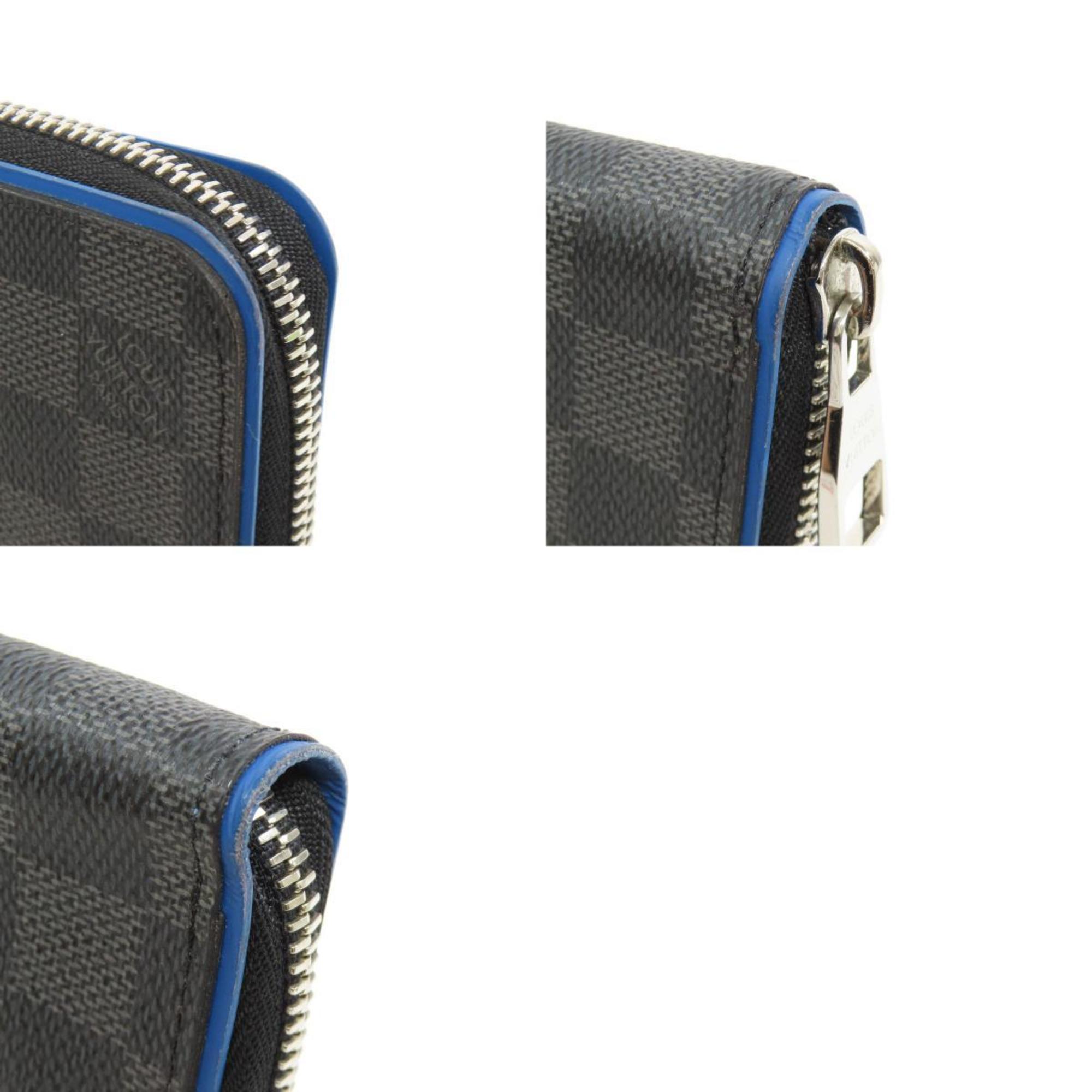 Louis Vuitton Black Damier Graphite Long Wallet (Bi-Fold) (Pre-Owned)