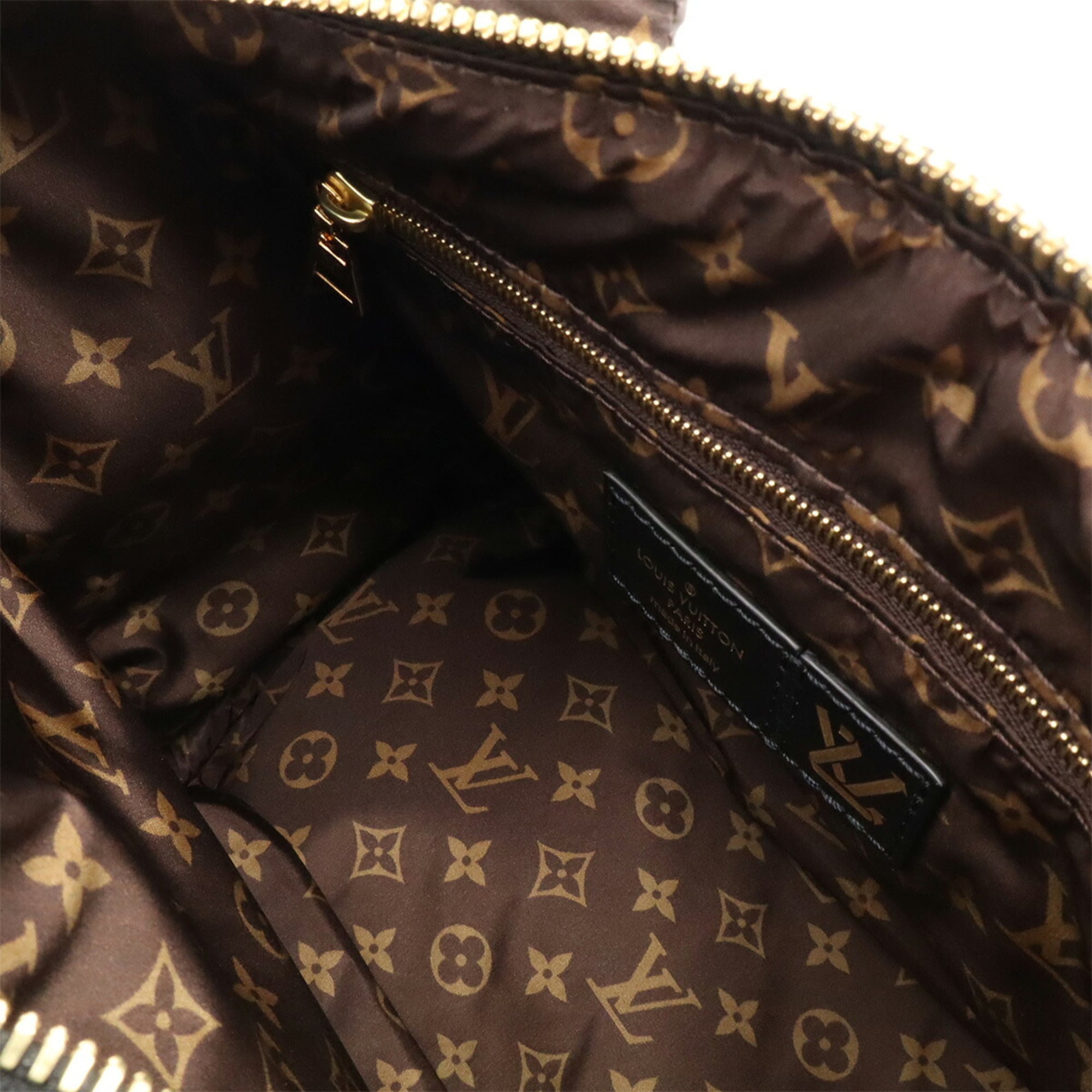 Louis Vuitton Black Nylon Monogram Canvas Handbag Shoulder Bag (Pre-Owned)